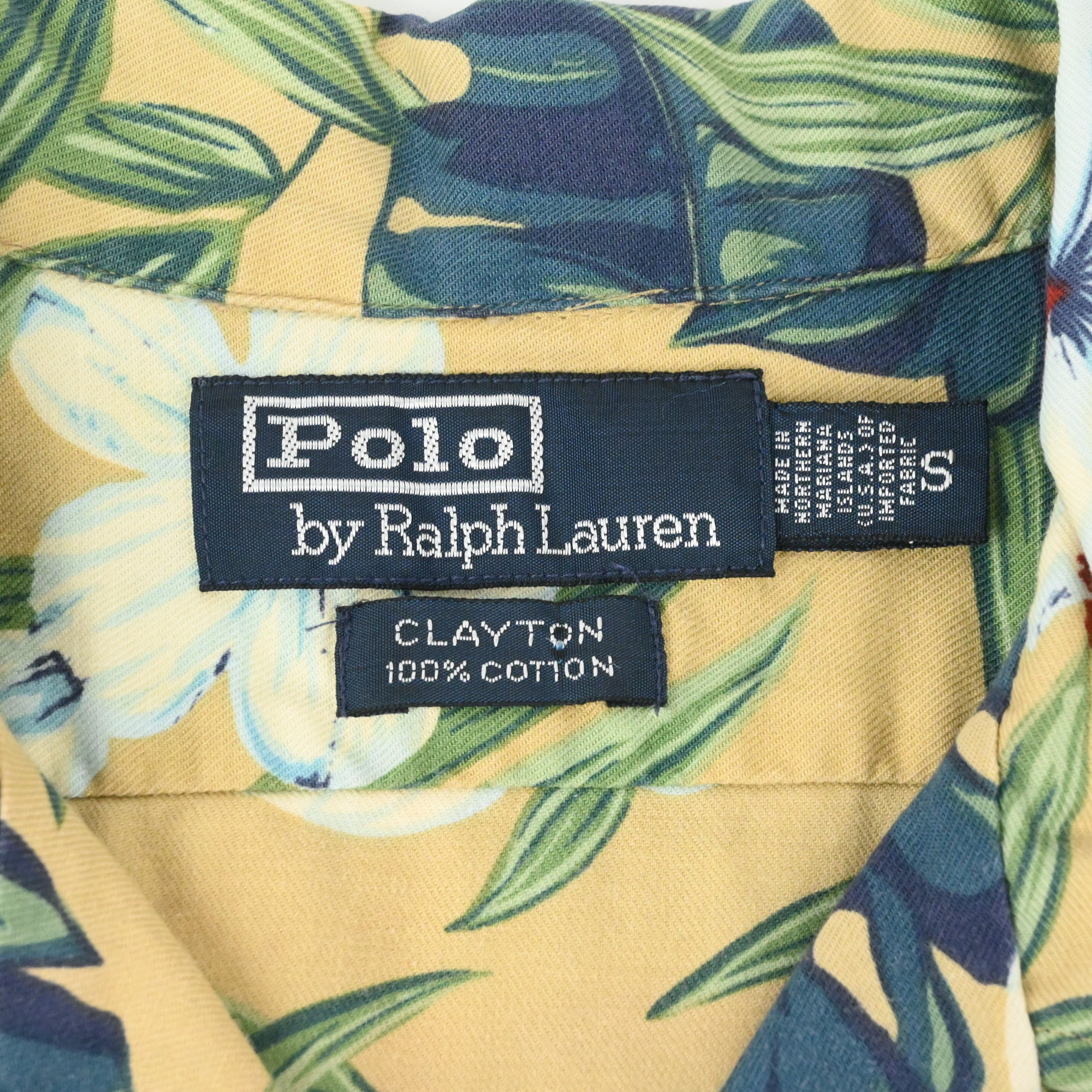 POLO RALPH LAUREN CLAYTON Hawaiian shirt SIZE S
