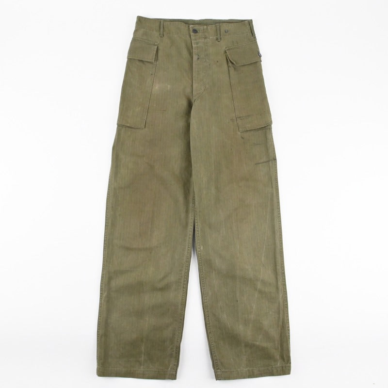 40's US ARMY M-43 HBT TROUSERS W32 L33