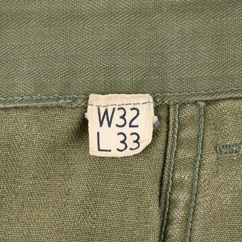 40's US ARMY M-43 HBT TROUSERS W32 L33