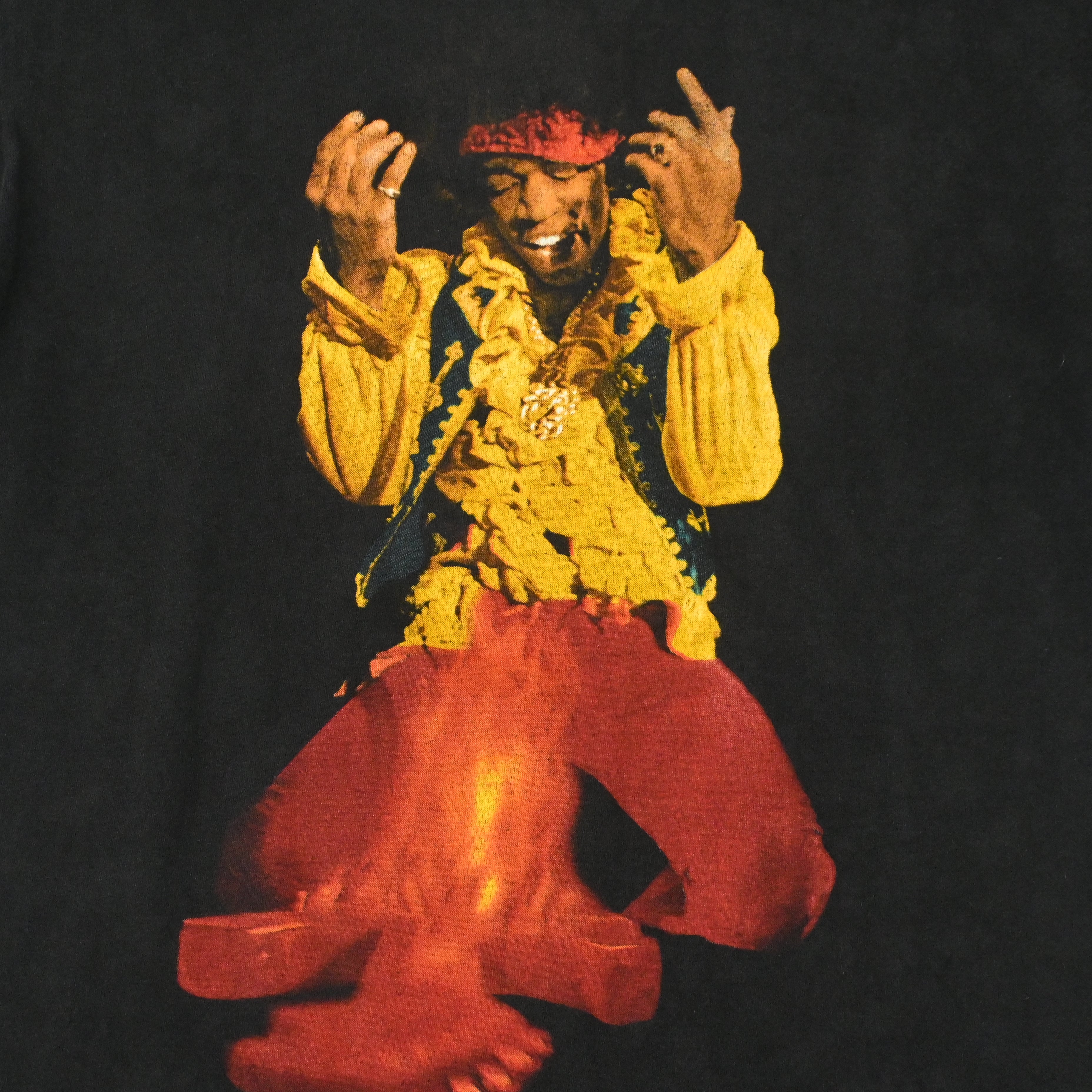 91© JIMI HENDRIX PRINTED T-SHIRT SIZE LARGE