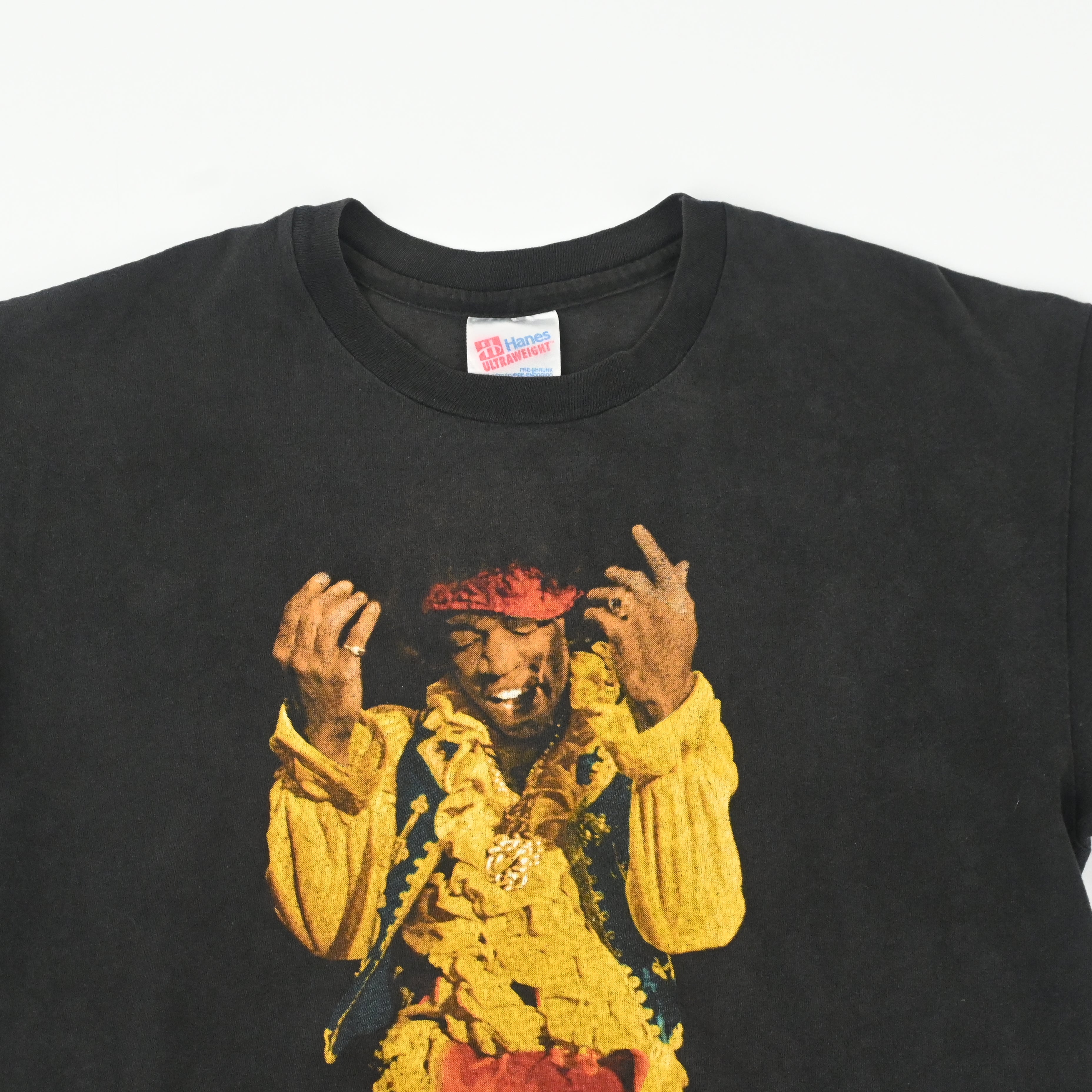 91© JIMI HENDRIX PRINTED T-SHIRT SIZE LARGE