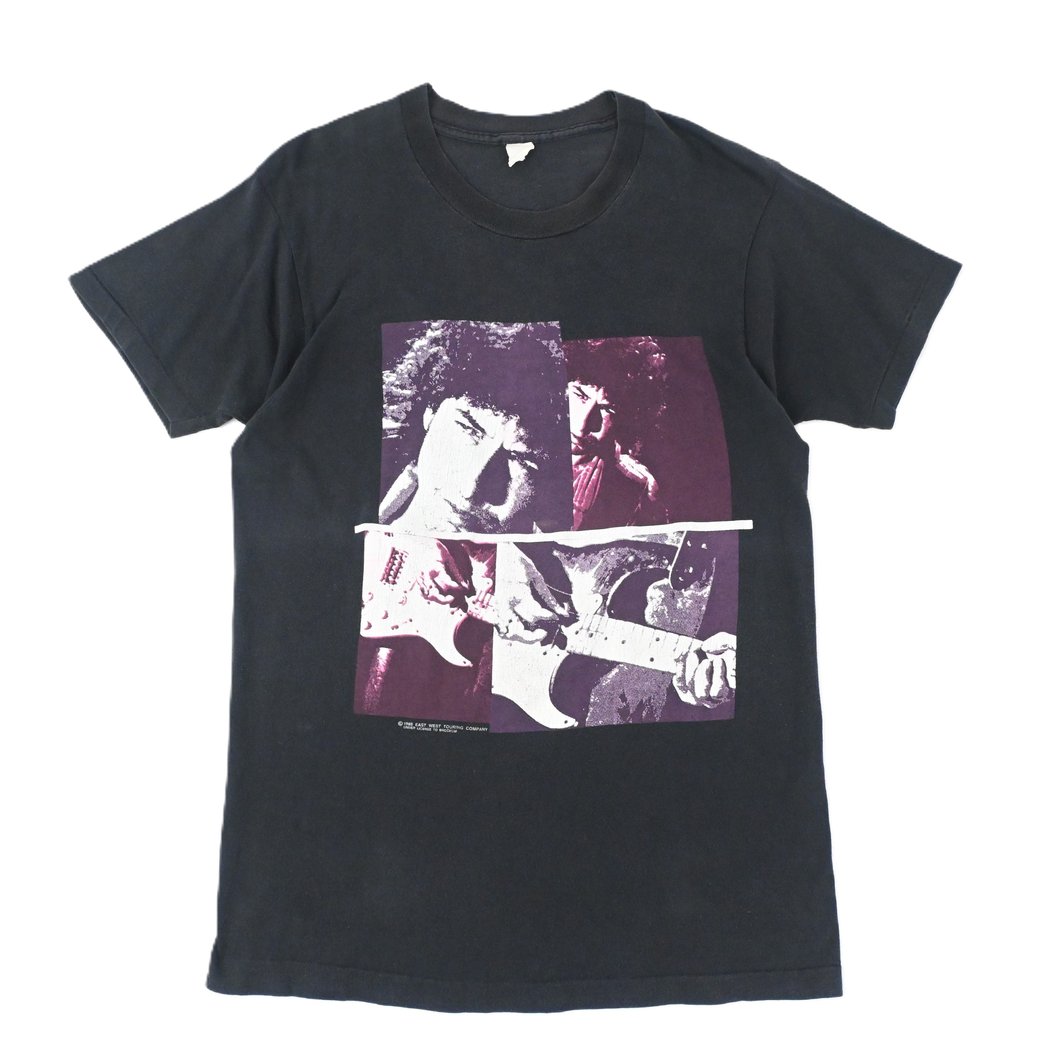 88© BOB DYLAN "NEVER ENDING TOUR" PRINTED T-SHIRT SIZE LARGE