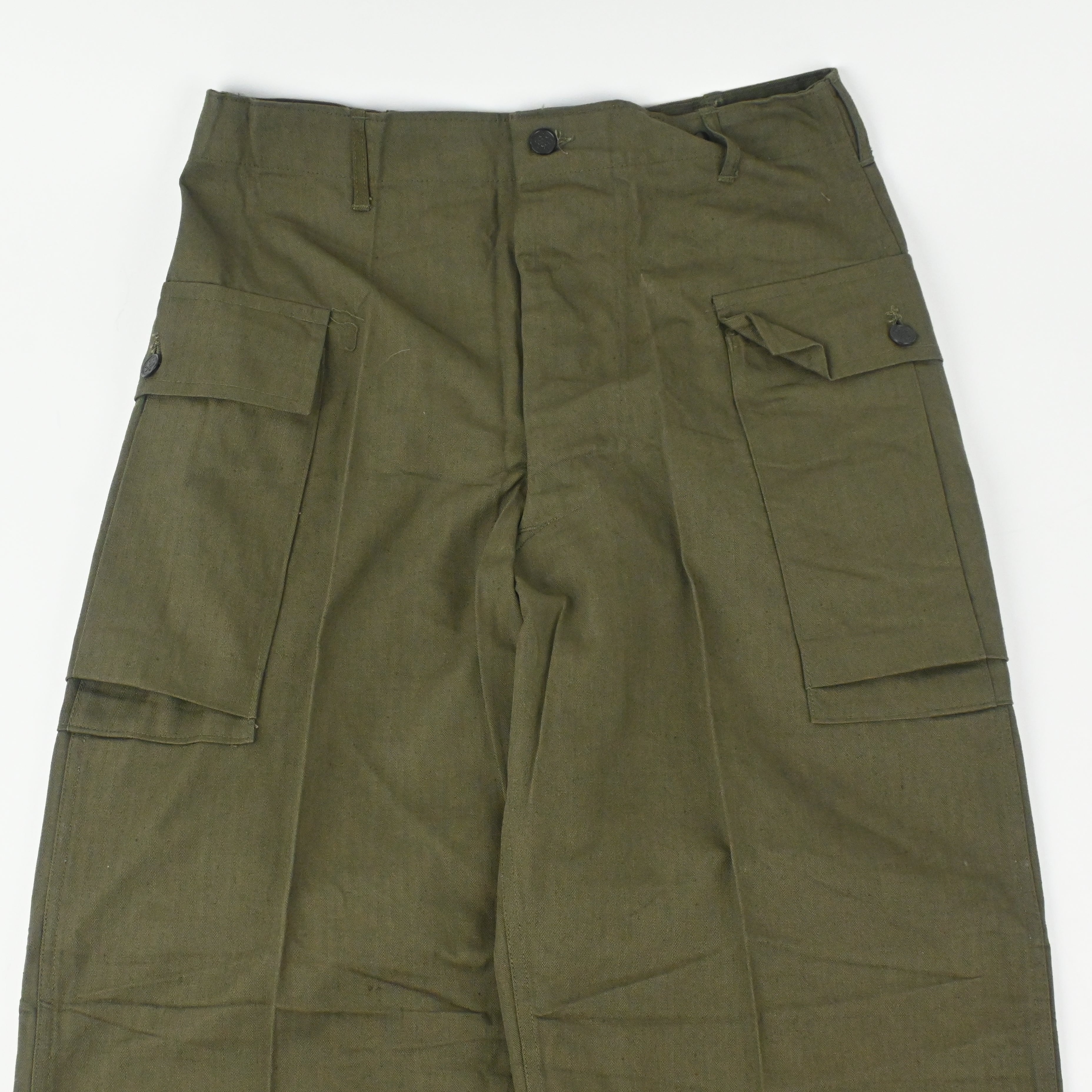 40's M-43 HBT UTILITY TROUSERS DEAD STOCK W34 L33