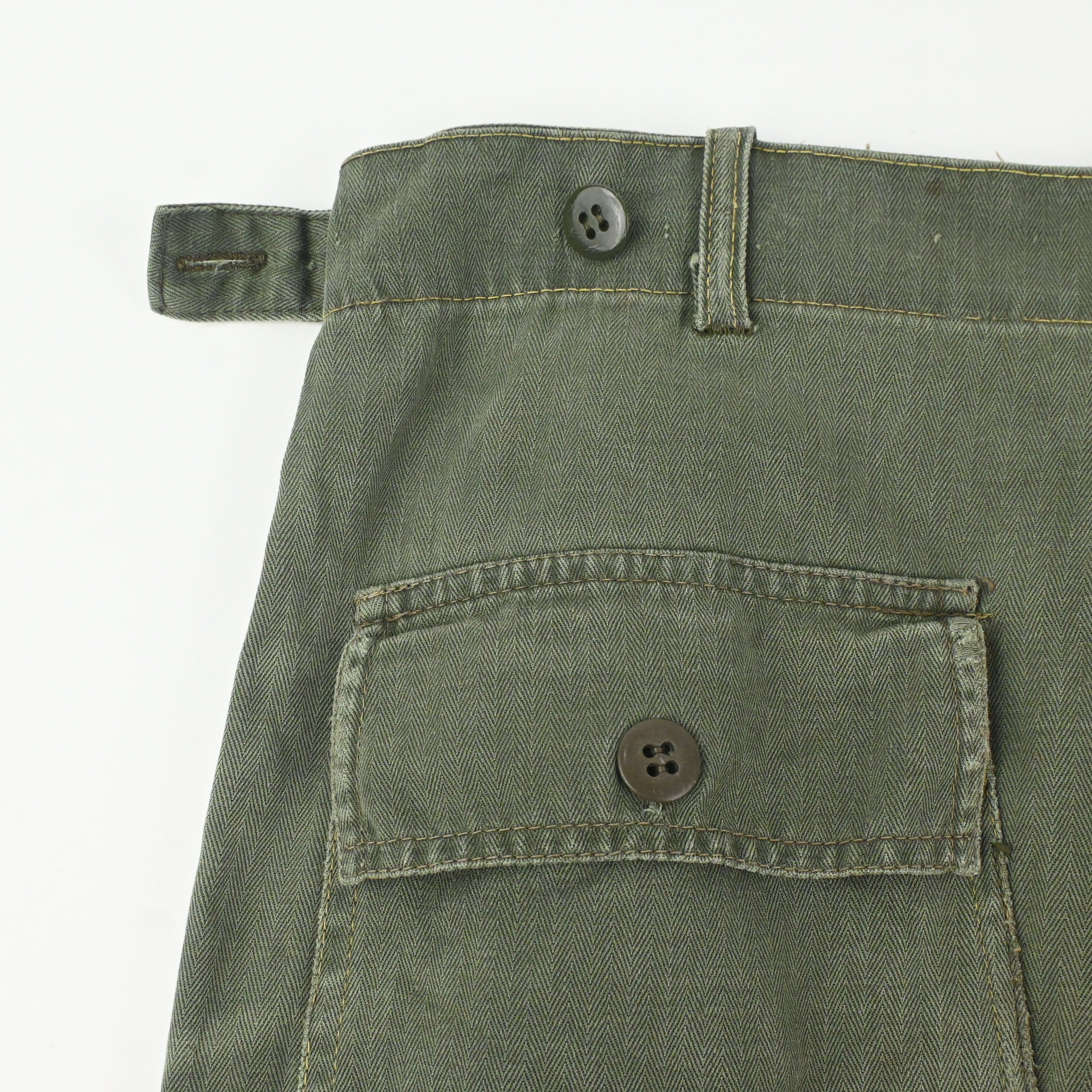 40's~ M-47 HBT TROUSERS SIZE W31 L28