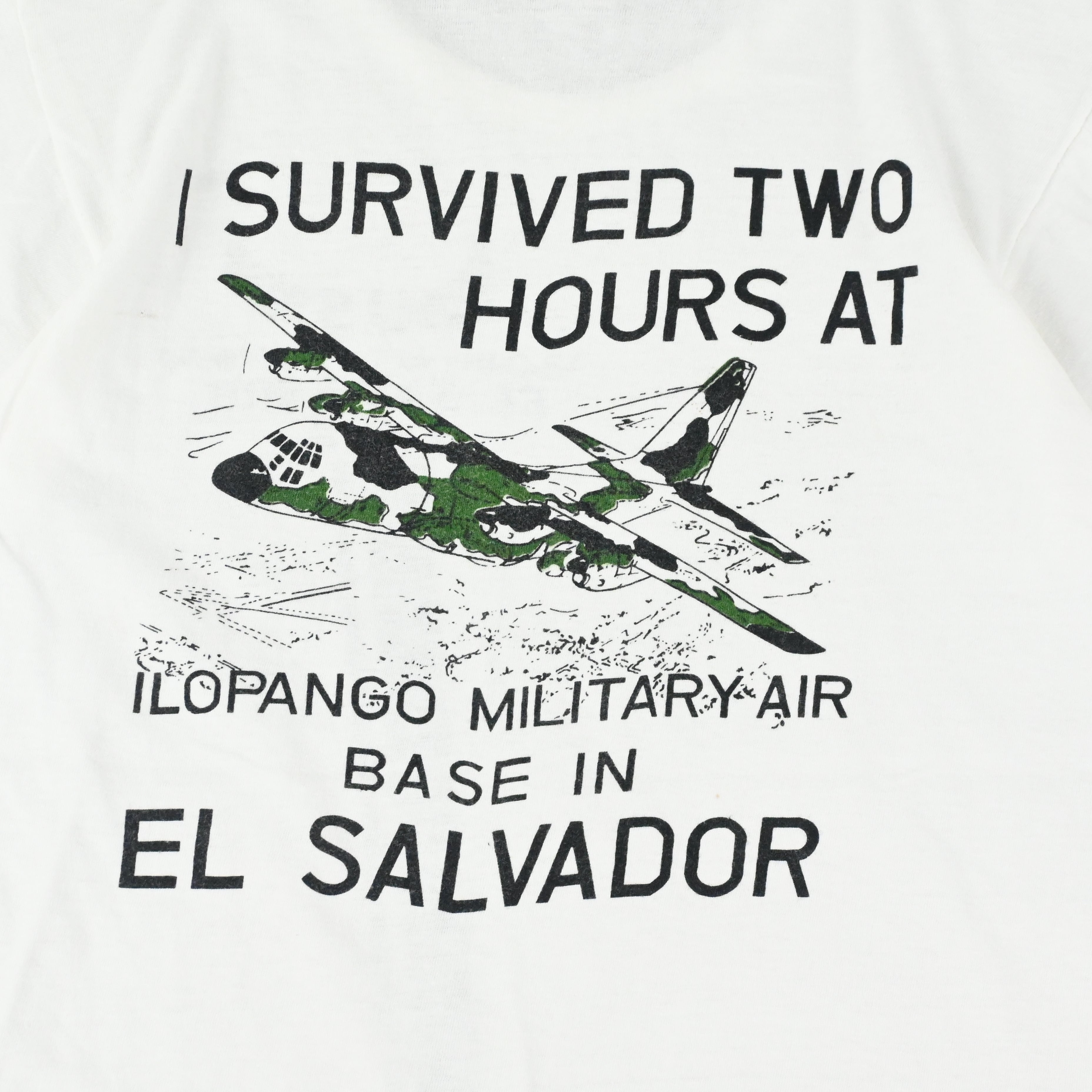 '86 U.S. MILITARY AIR LIFT COMMAND SOUVENIR T-SHIRT SIZE L