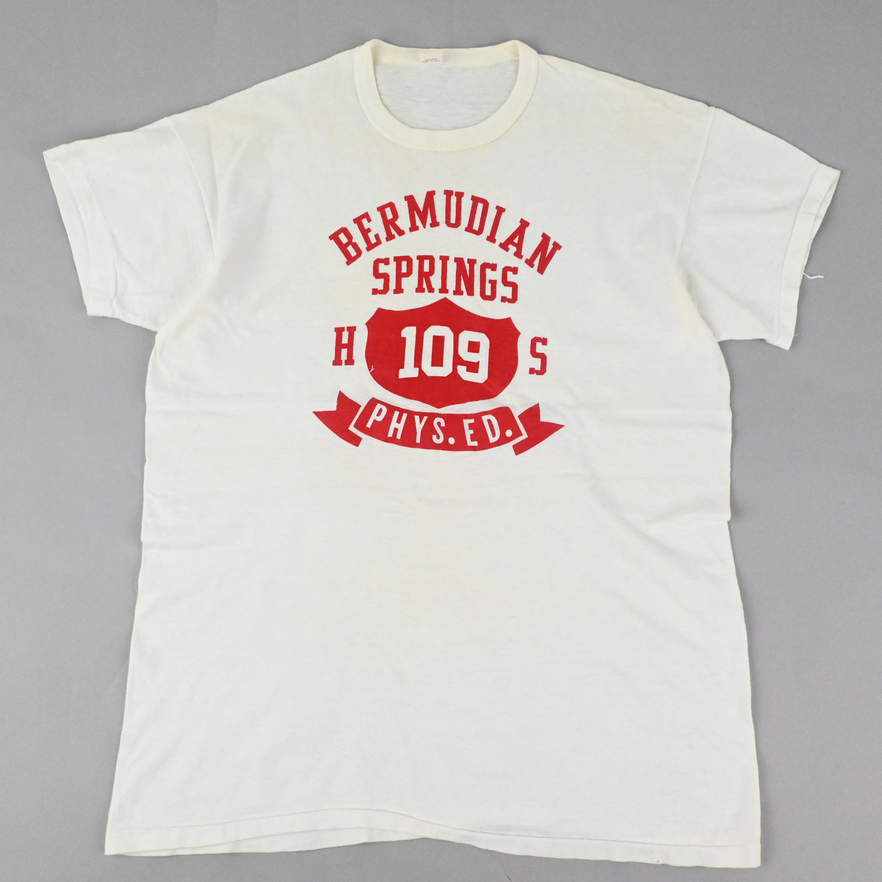 60's Russell Southern "BERMUDIAN SPRINGS" T-SHIRT SIZE XL