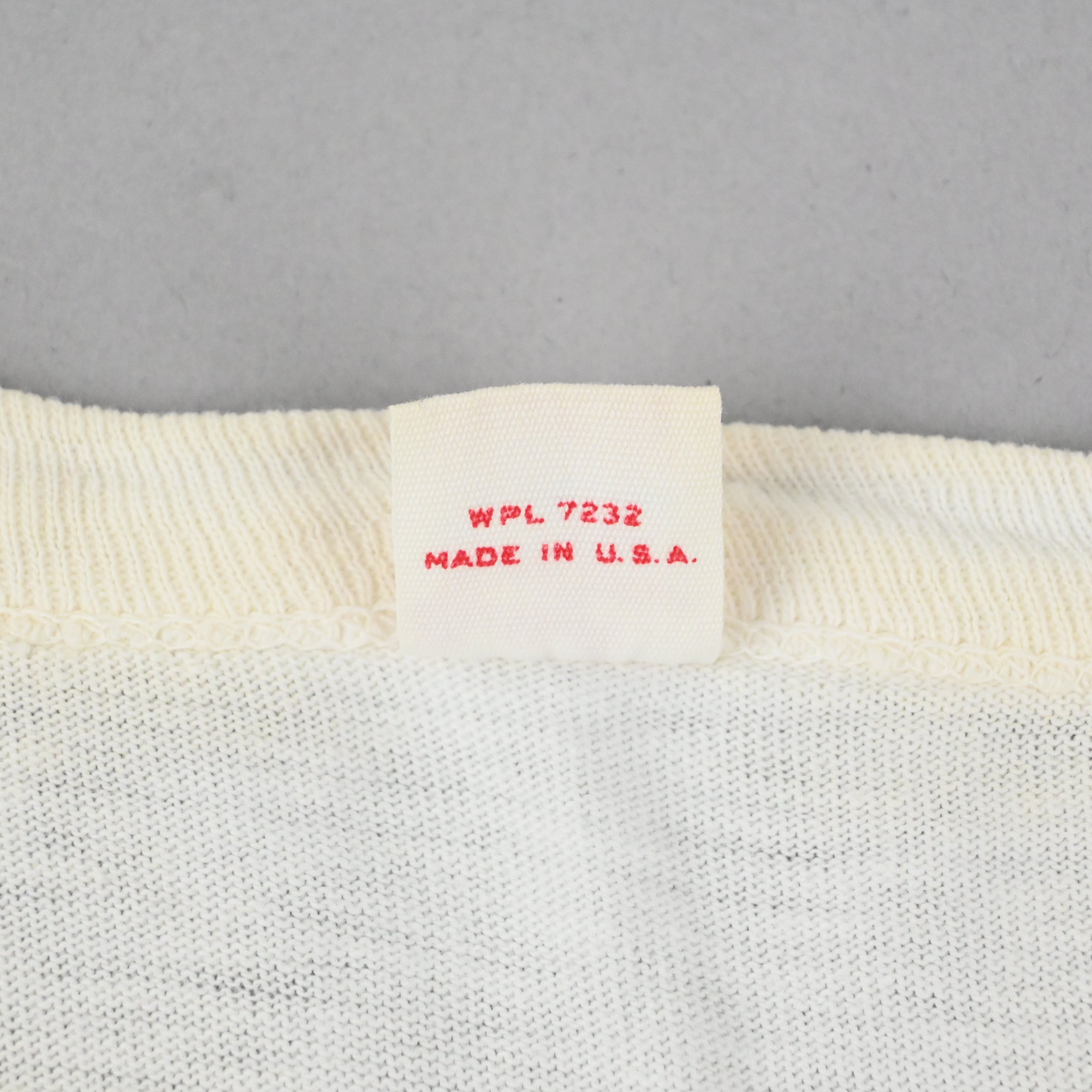 60's Russell Southern "BERMUDIAN SPRINGS" T-SHIRT SIZE XL