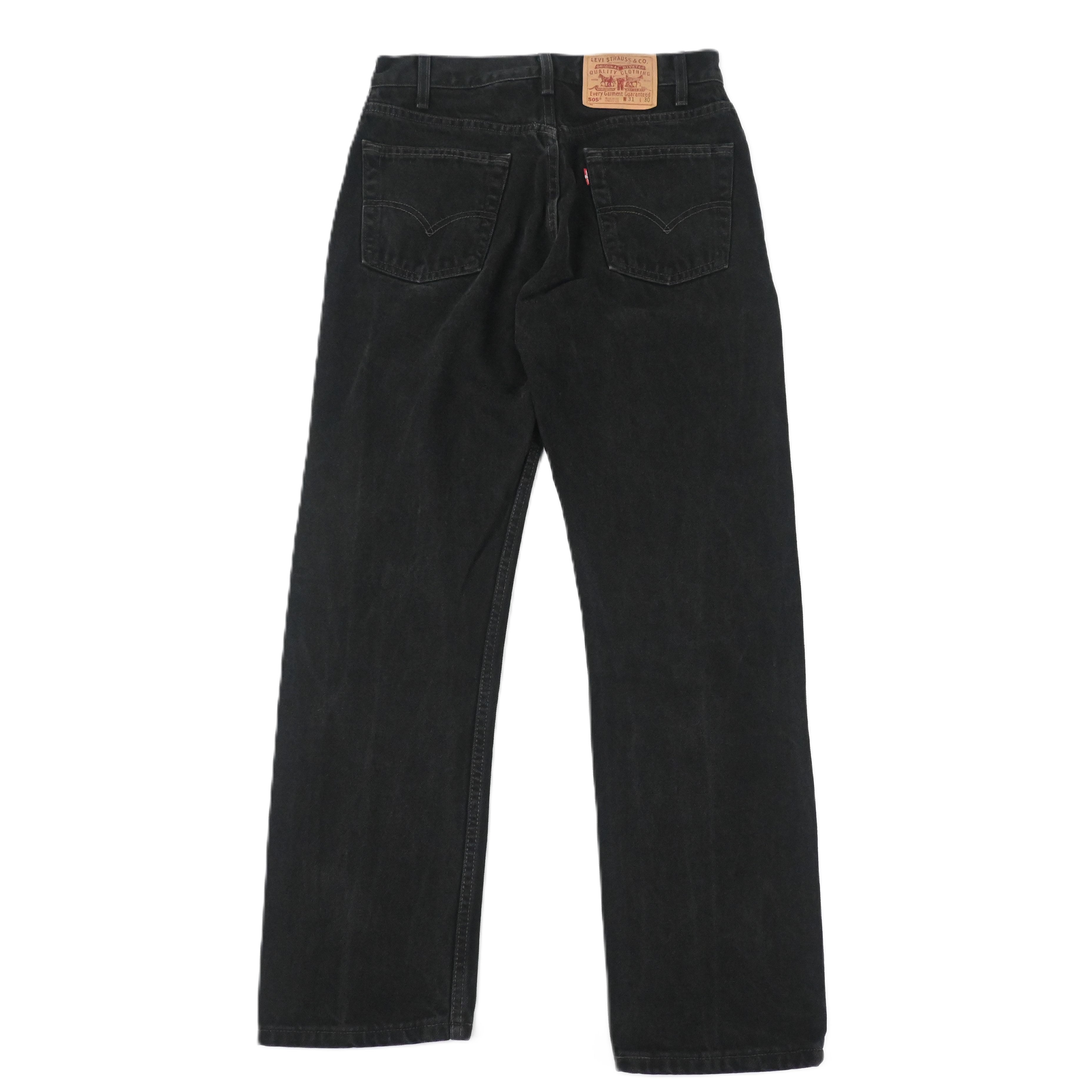 '99 LEVI'S 505-0260 SIZE W30 L29 BLACK