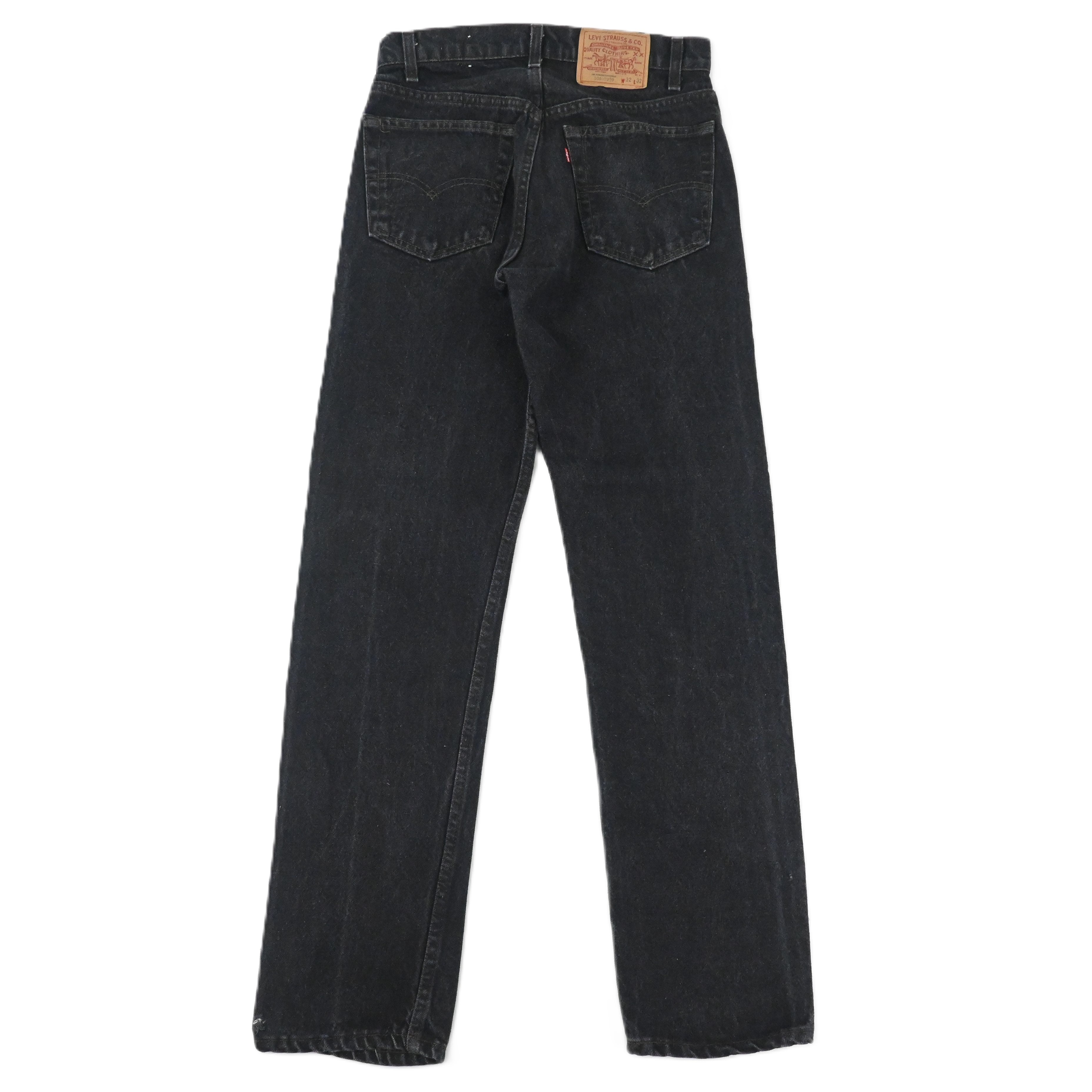 80's LEVI'S 505-0259 SIZE W31 L32 BLACK