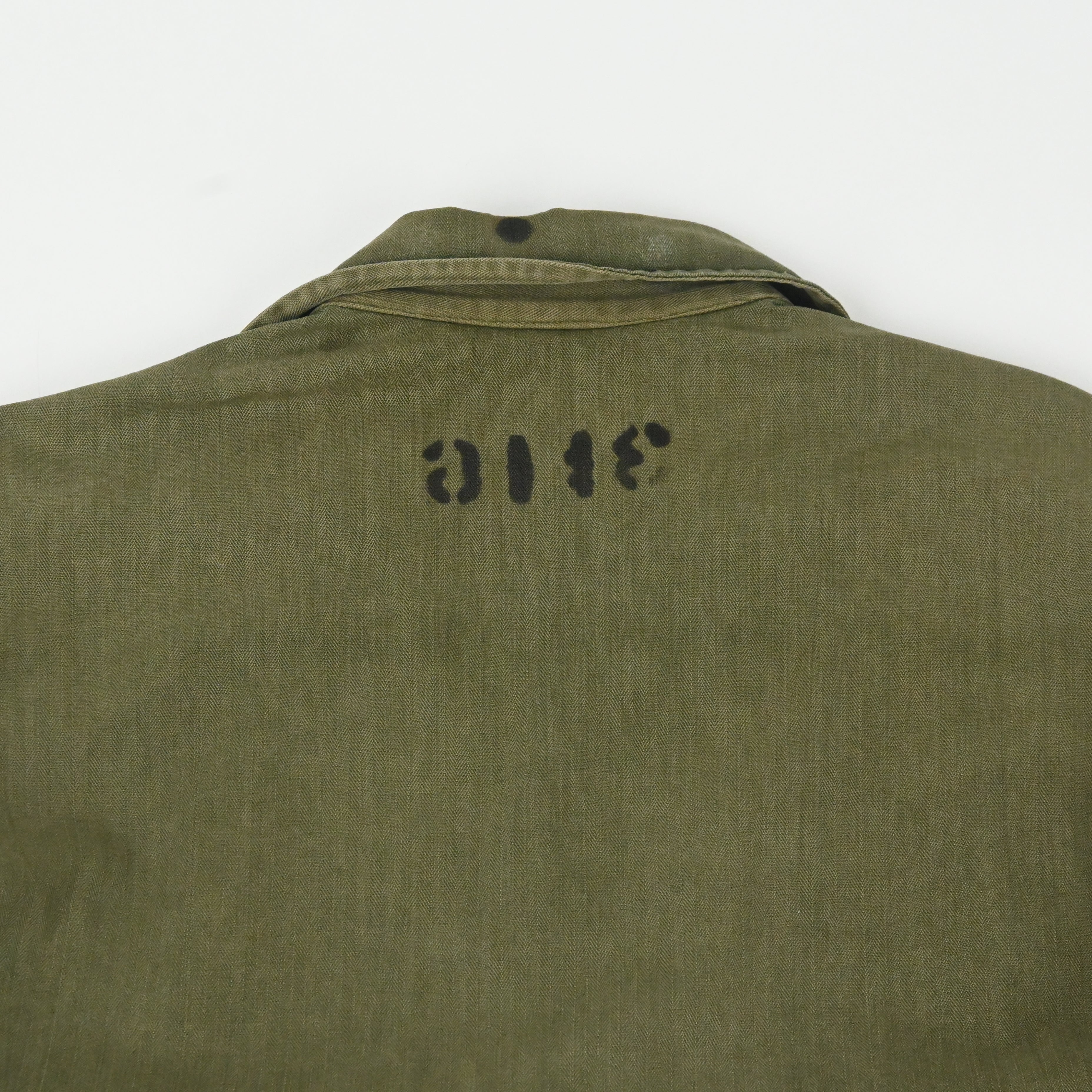 40's US ARMY M-43 UTILITY JACKET HBT SIZE 36R