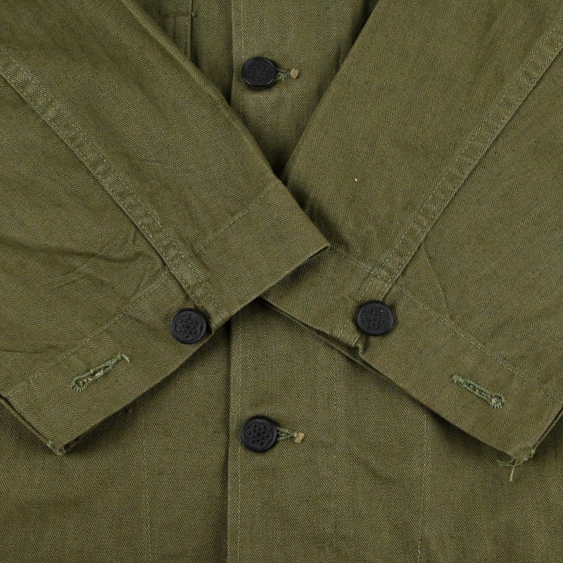 40’s US ARMY M-43 UTILITY JACKET HBT SIZE 36R