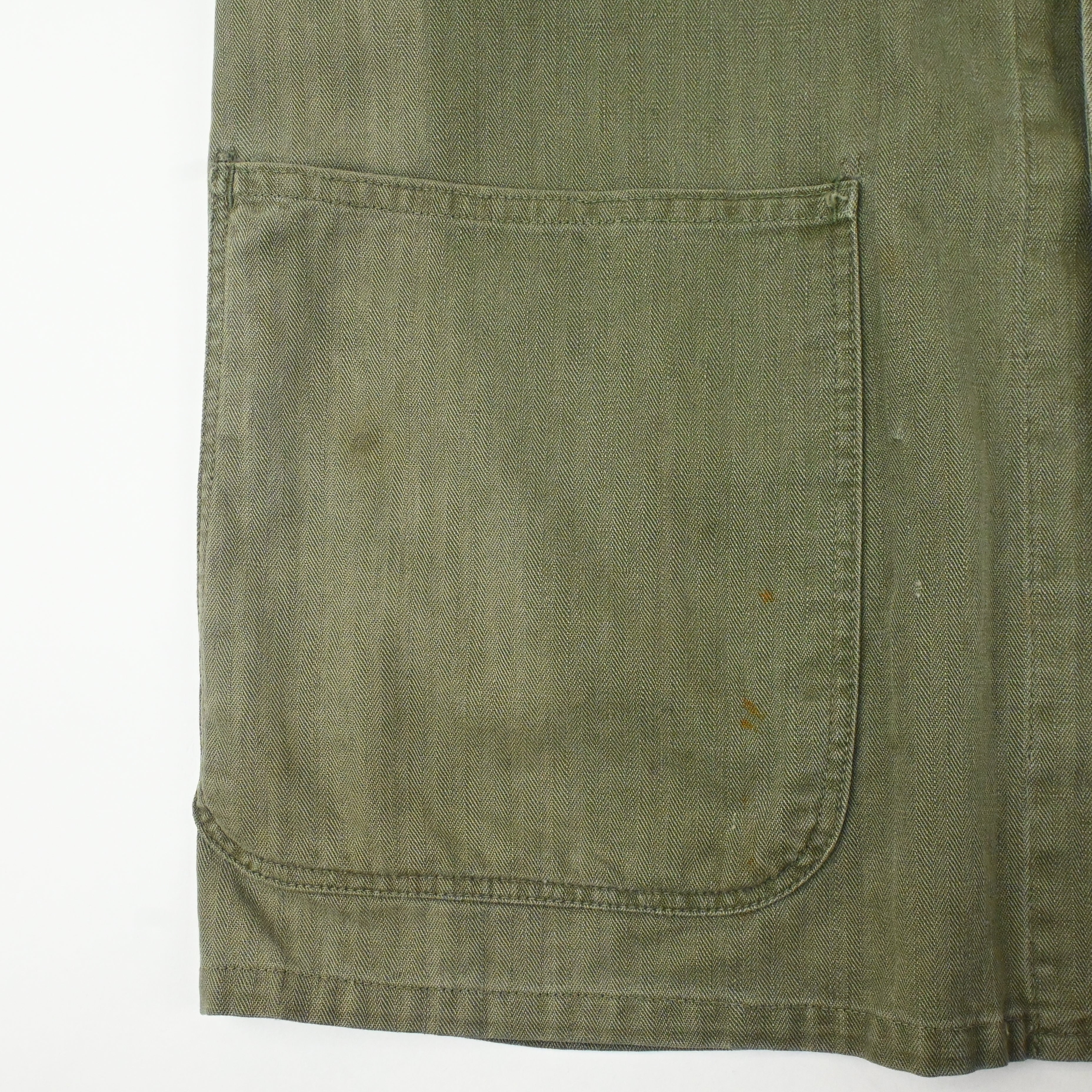 40's US NAVY N-3 UTILITY JACKET HBT SIZE 40