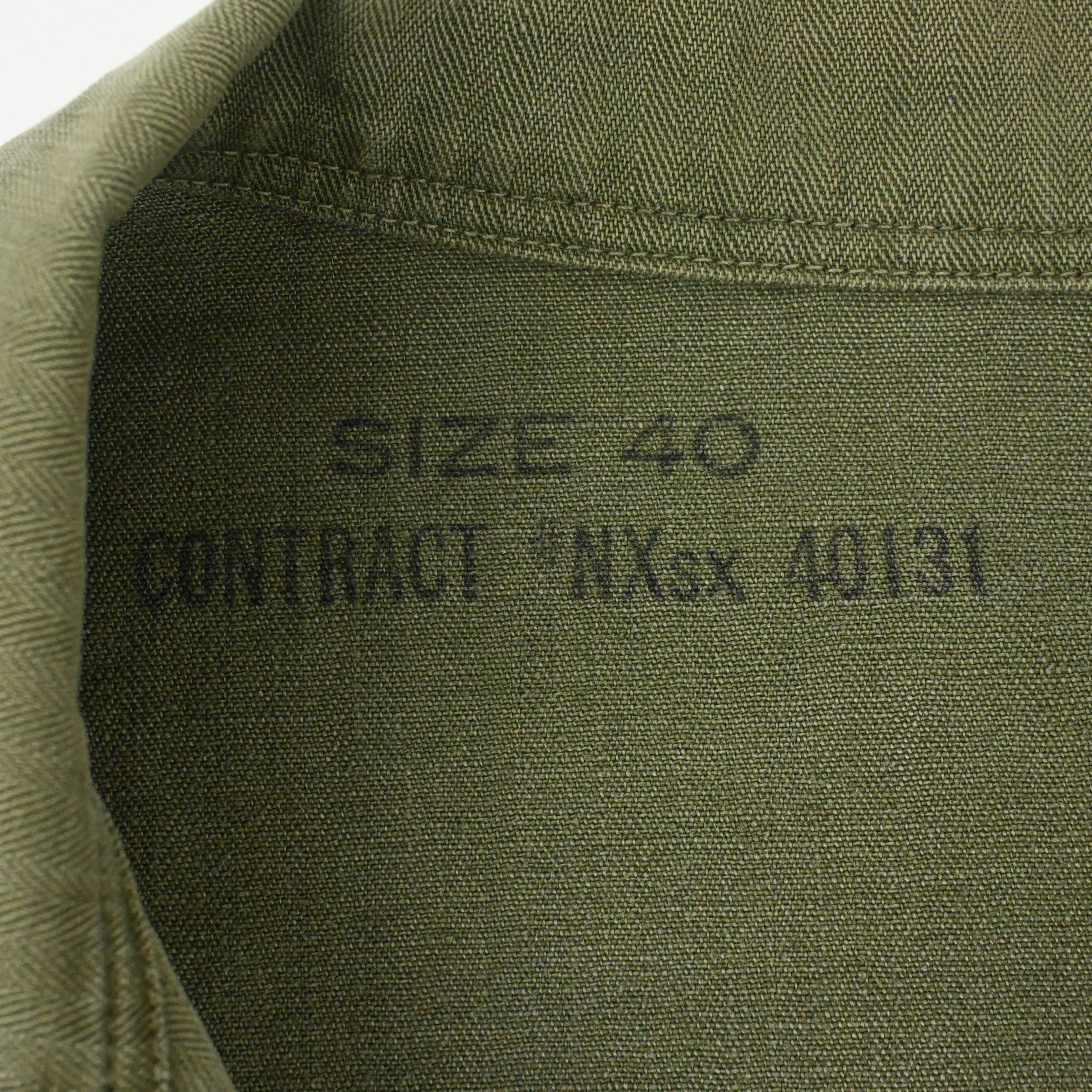 40's US NAVY N-3 UTILITY JACKET HBT SIZE 40