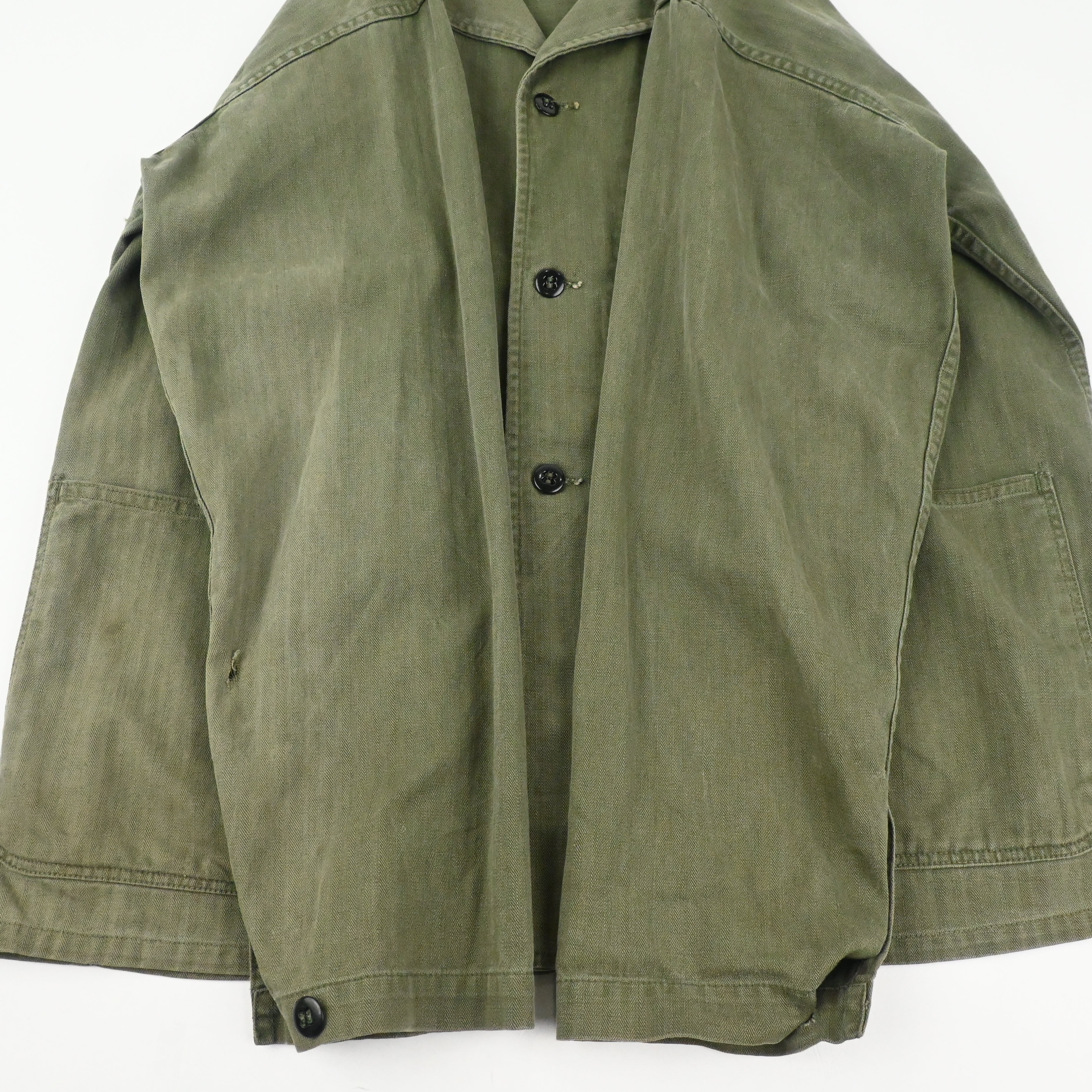 40's US NAVY N-3 UTILITY JACKET HBT SIZE 40