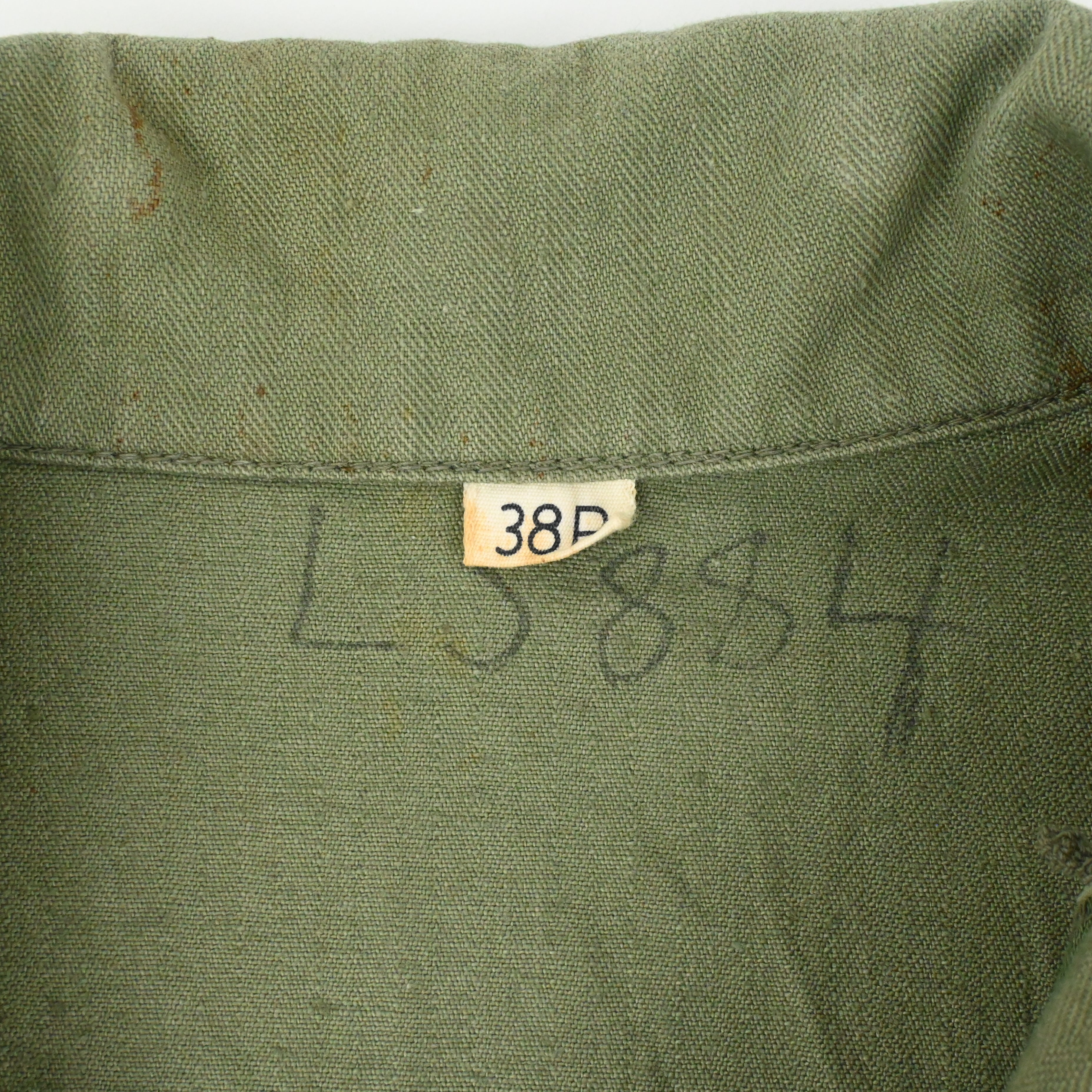 40's US ARMY M-43 UTILITY JACKET HBT SIZE 38R