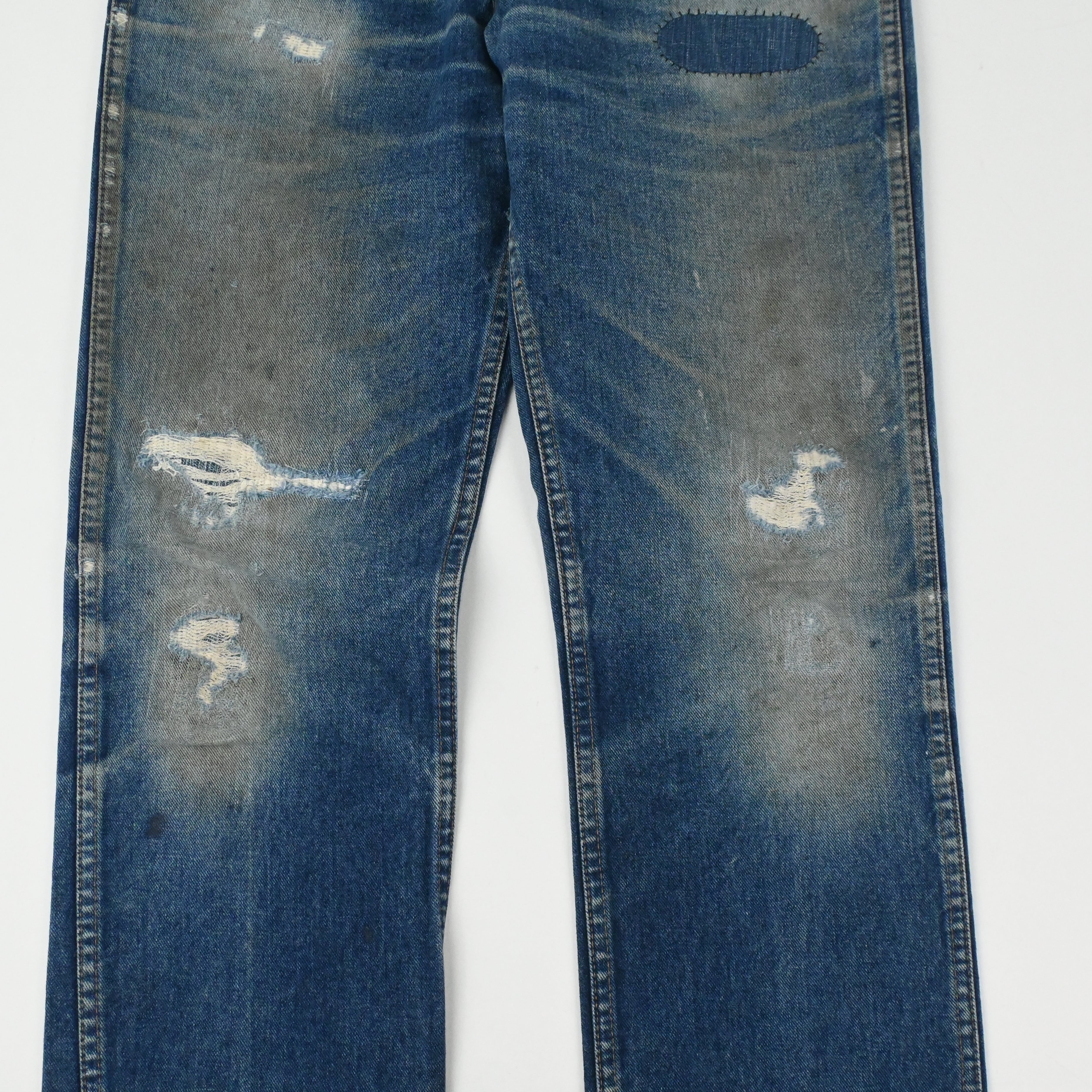 early 70's KEY "SADDLE KING" 5 POCKET DENIM PANTS SIZE W31 L32