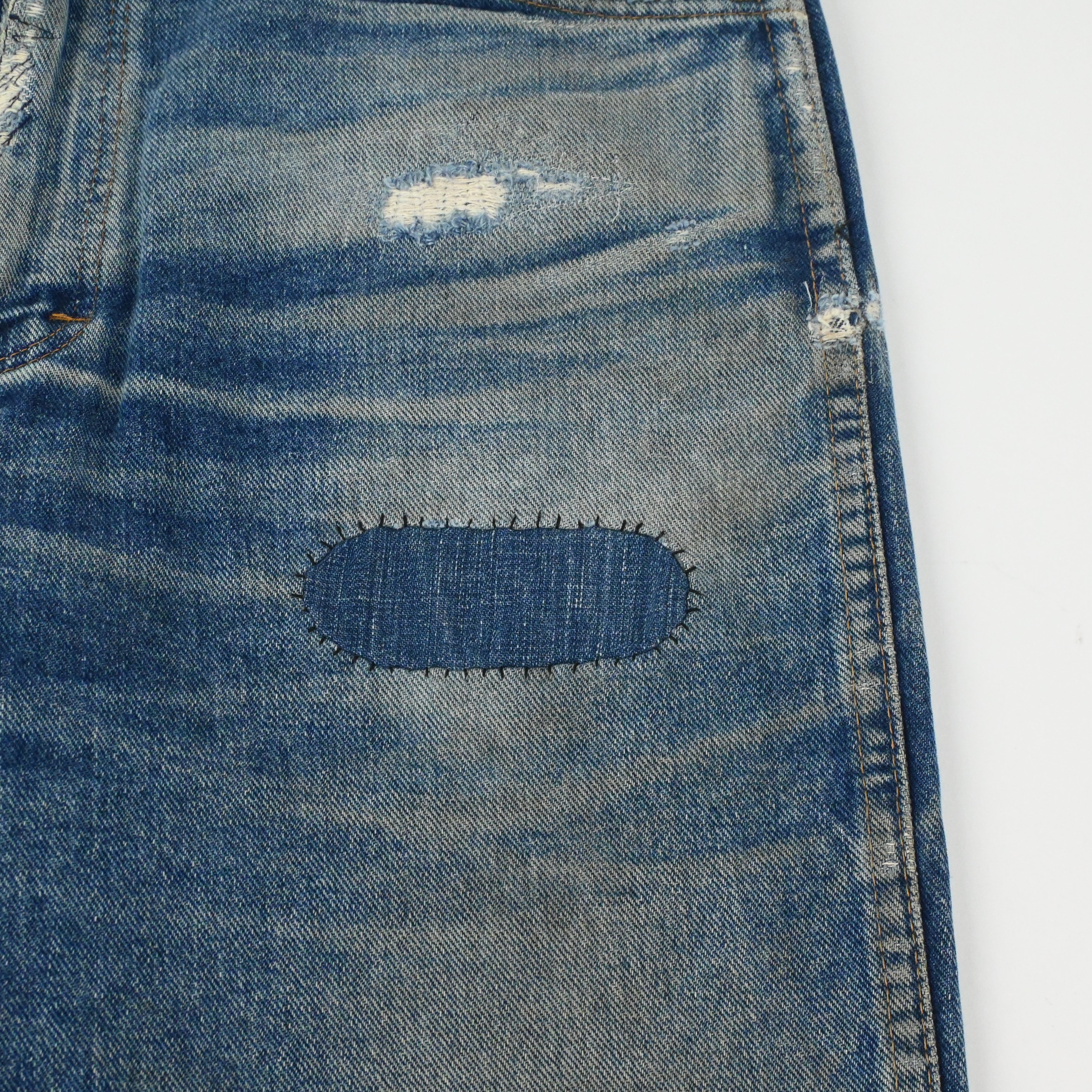 early 70's KEY "SADDLE KING" 5 POCKET DENIM PANTS SIZE W31 L32