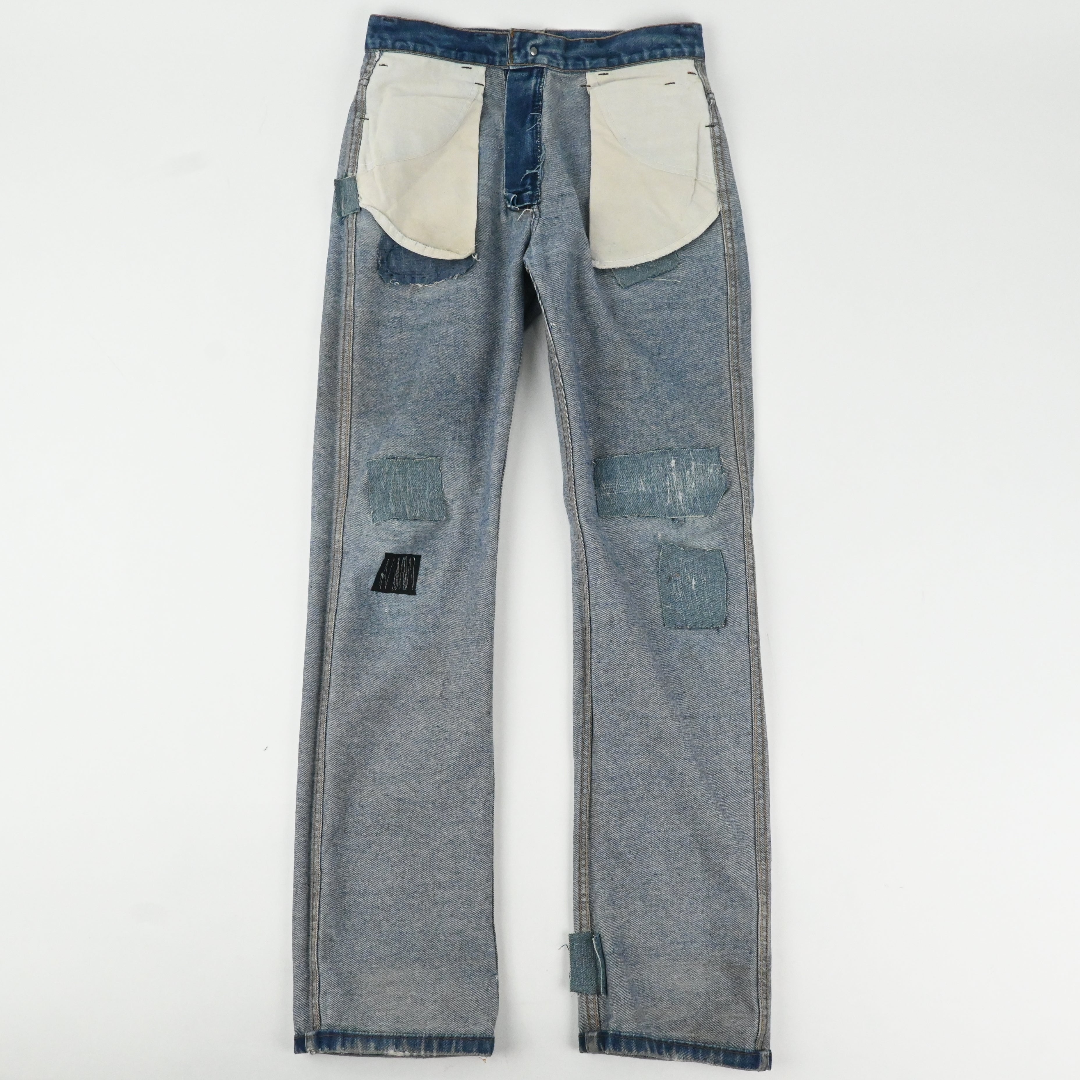 early 70's KEY "SADDLE KING" 5 POCKET DENIM PANTS SIZE W31 L32