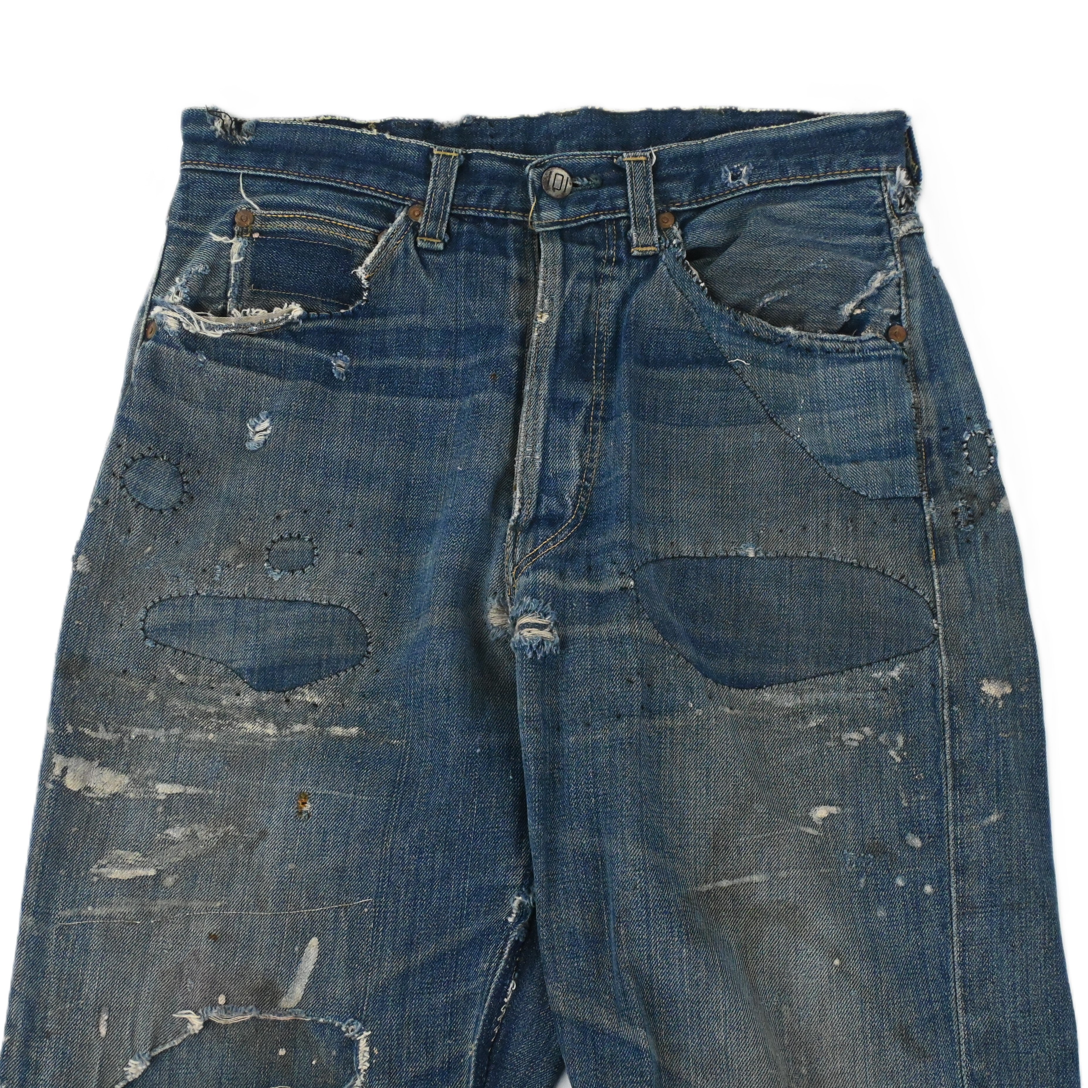 40's MONTGOMERY WORD 101 JEANS SIZE W31 L28