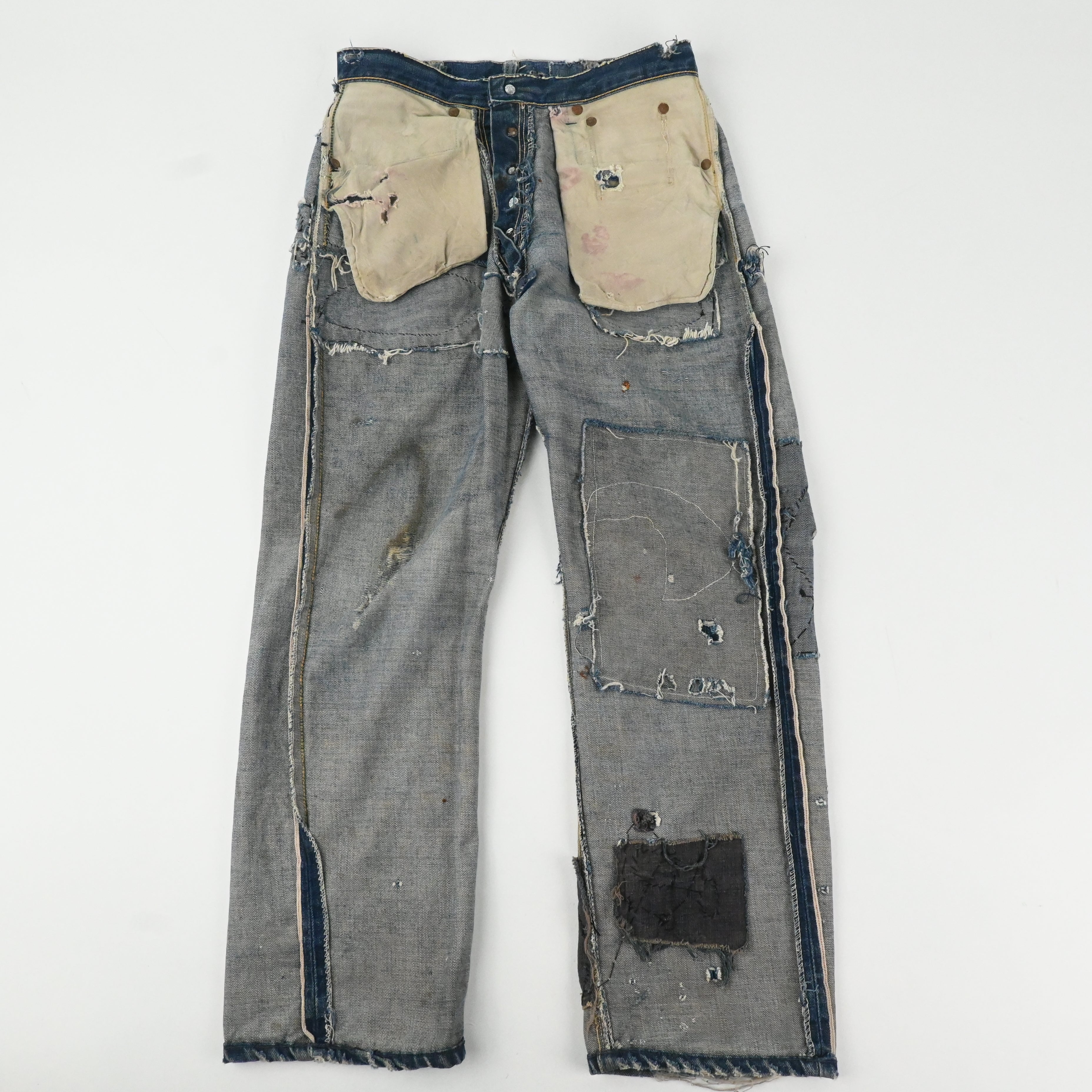 40's MONTGOMERY WORD 101 JEANS SIZE W31 L28