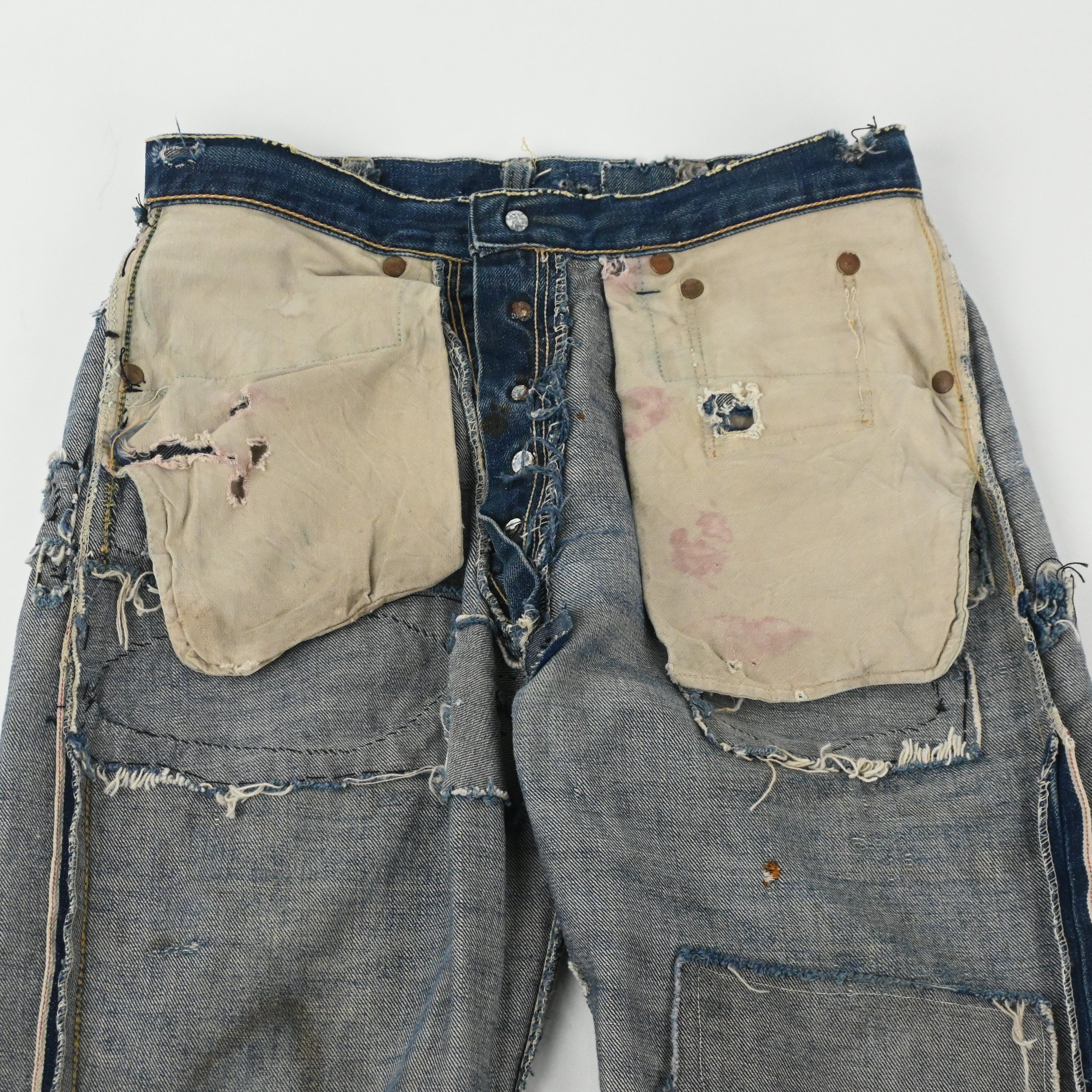 40's MONTGOMERY WORD 101 JEANS SIZE W31 L28