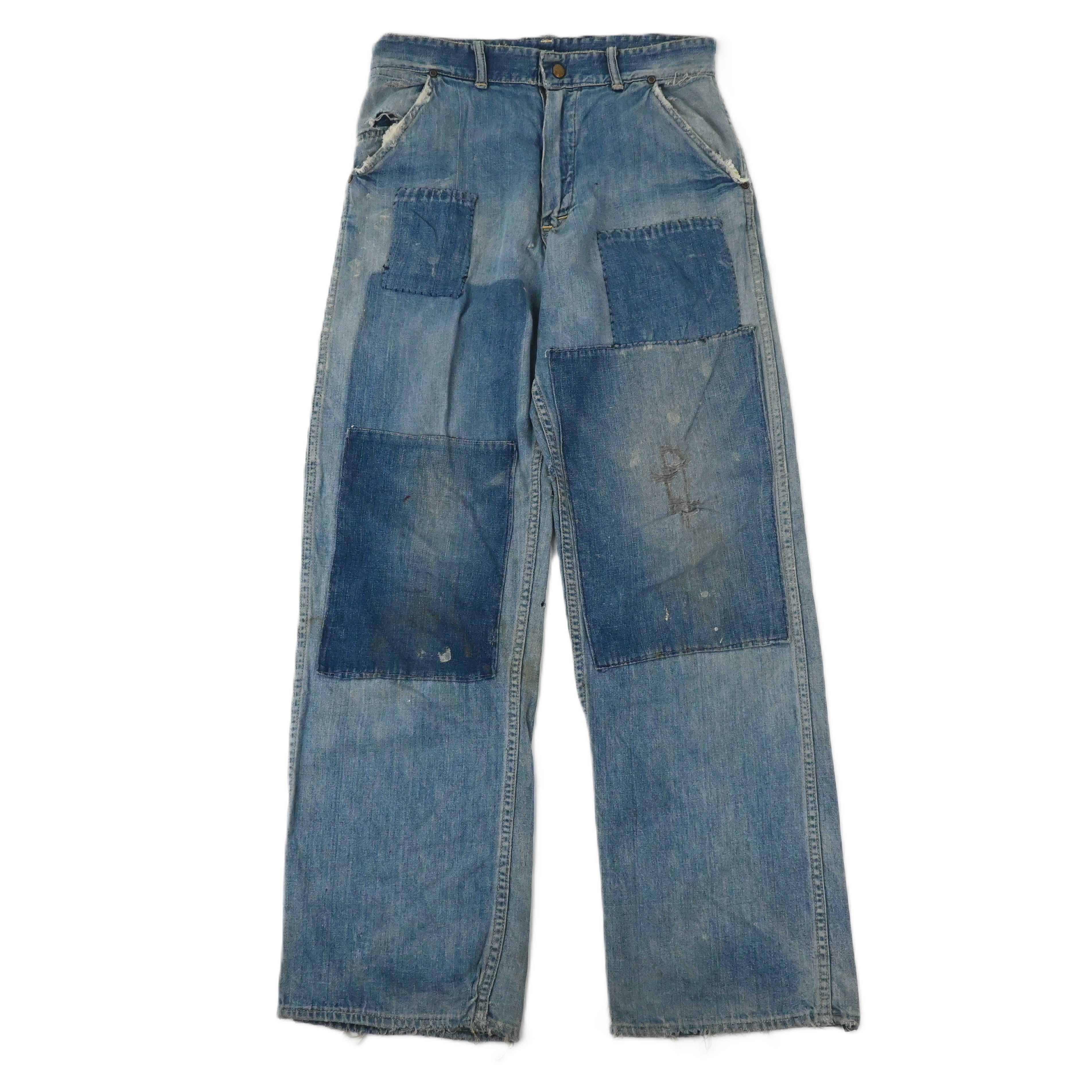 50's CROWN OVERALL CARPENTER PANTS SIZE W32 L31