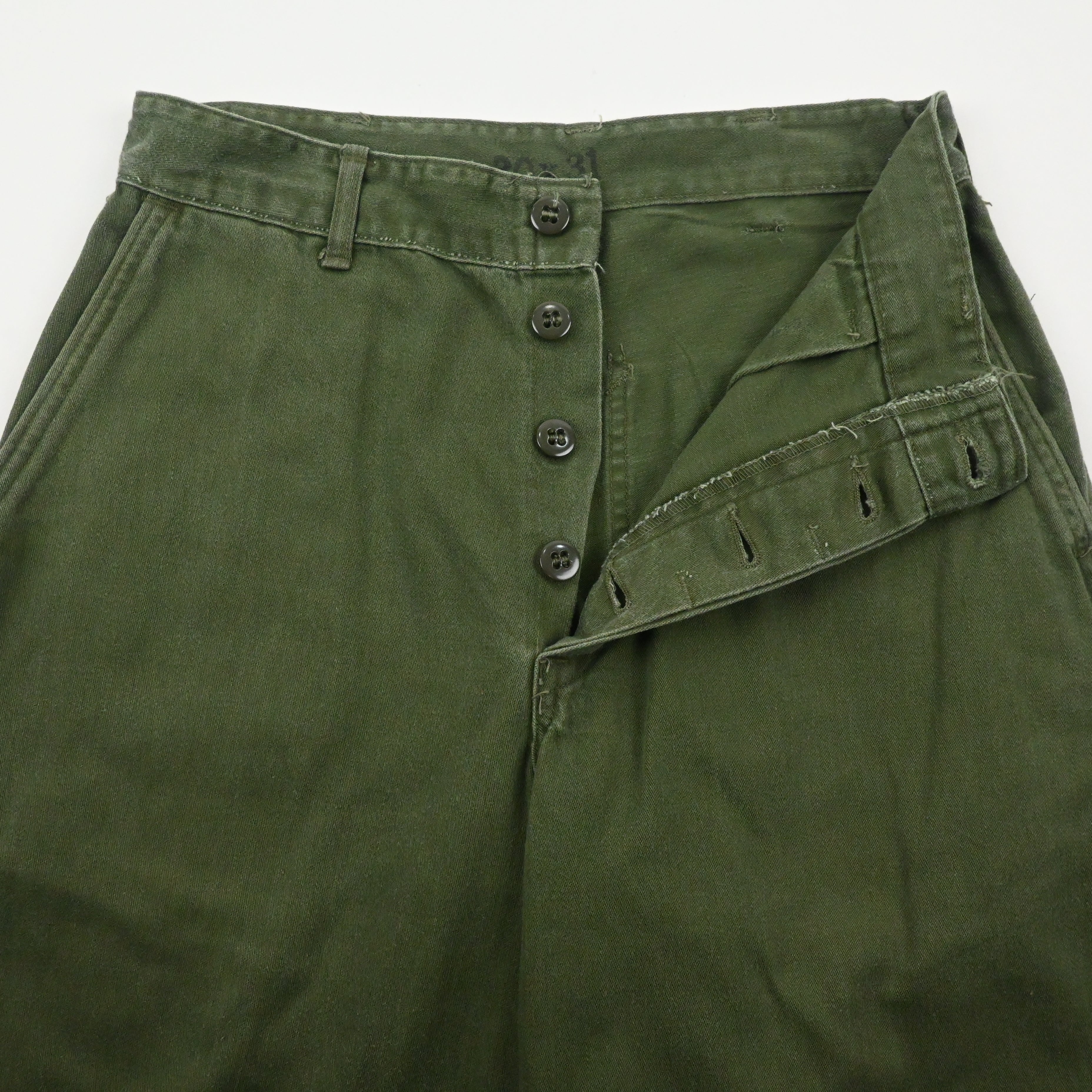 50's USMC P-58 UTILITY TROUSERS SIZE W30 L31