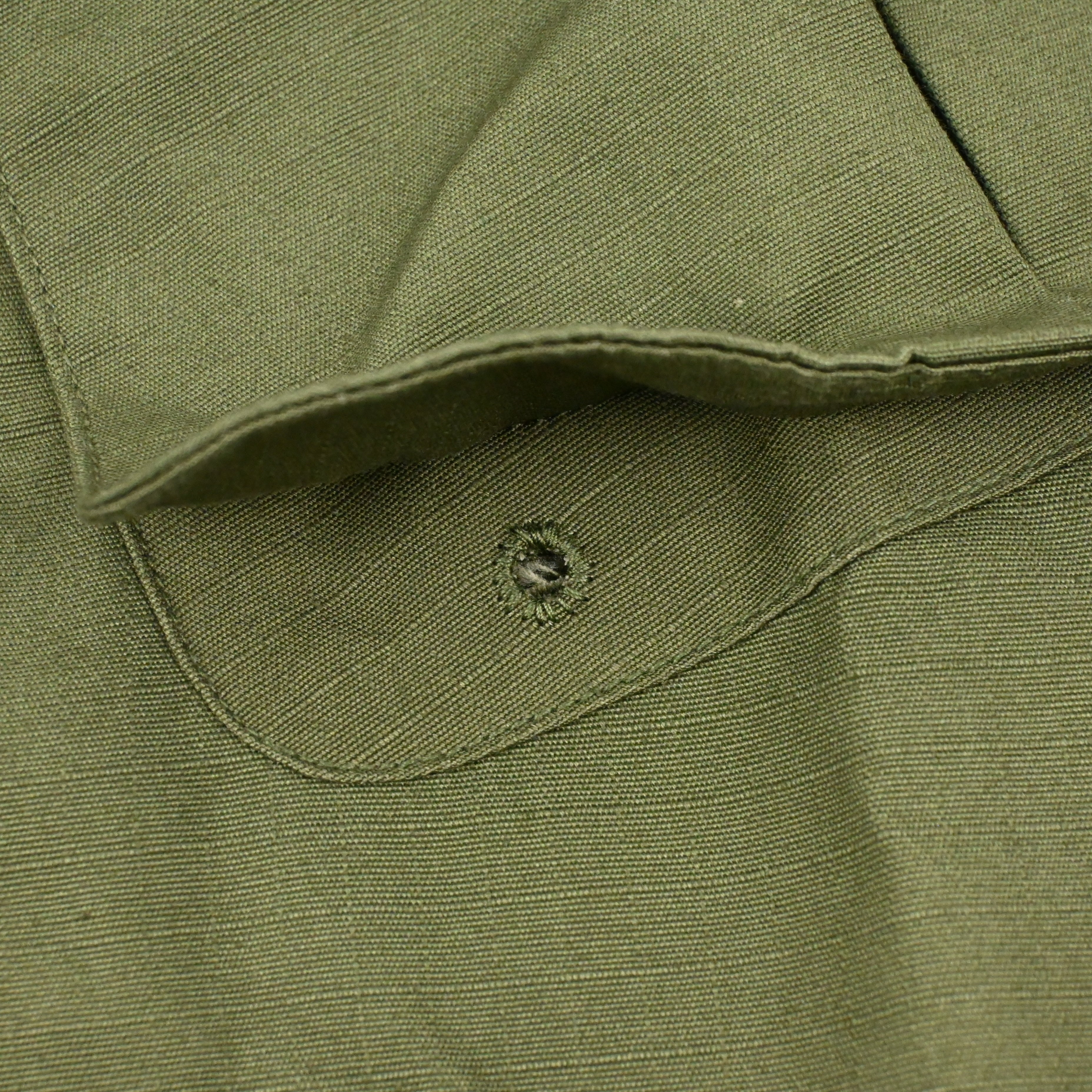 '69 JUNGLE FATIGUE JACKET 4TH RIP STOP SIZE M-SHORT DEAD STOCK