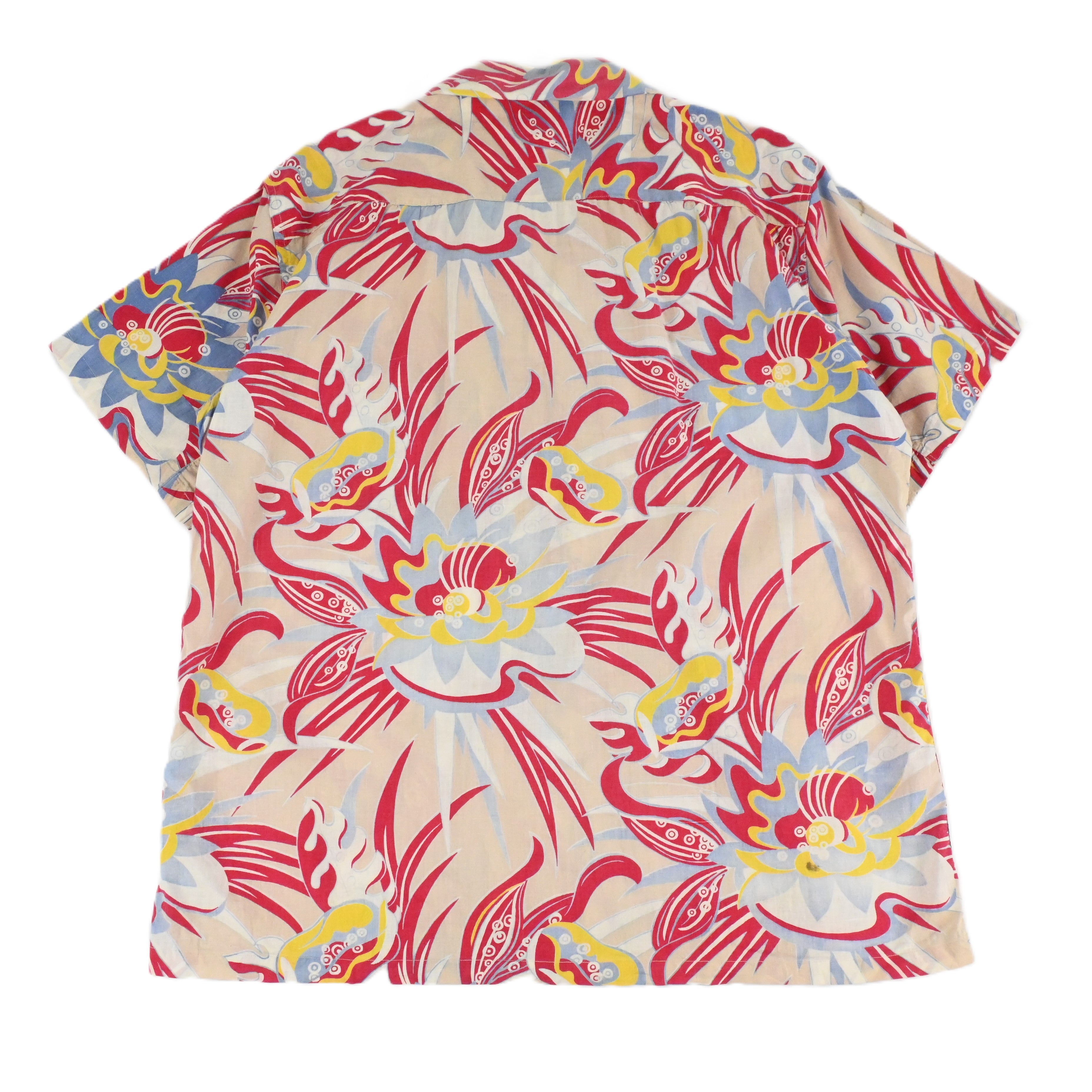 40's ARROW COTTON HAWAIIAN SHIRT SIZE ML