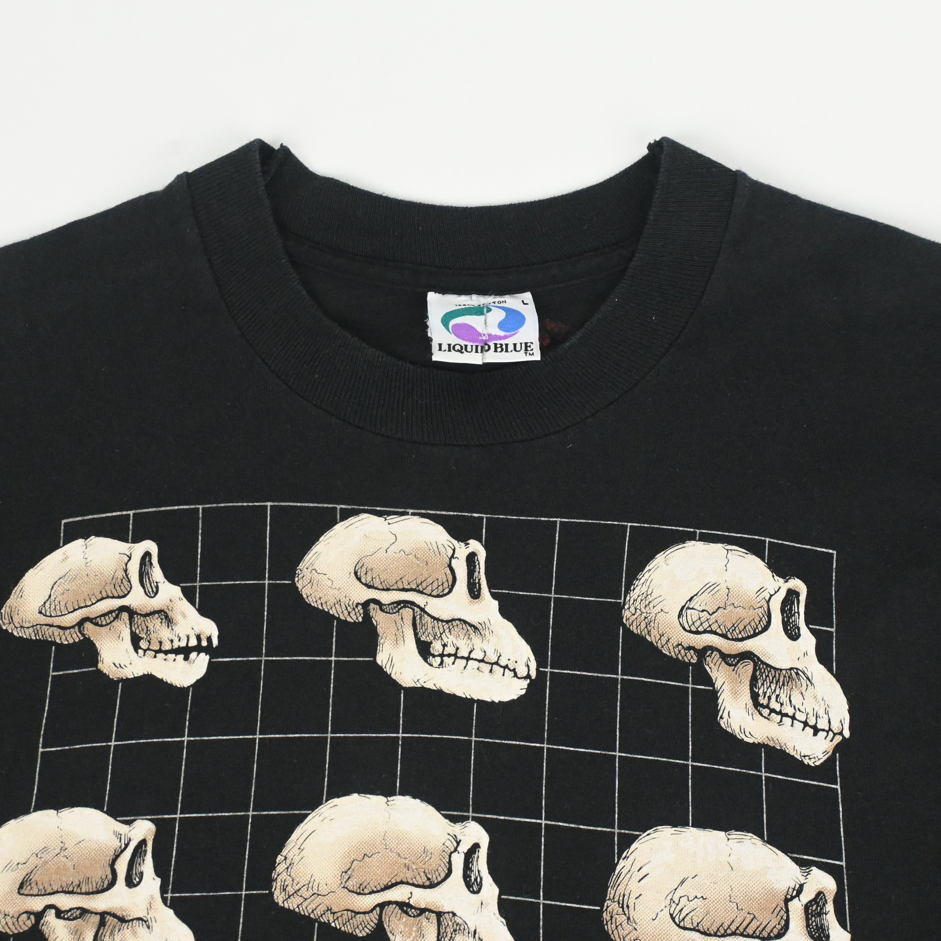 93© GRATEFUL DEAD "TRIP IT'S BEEN" LIQUID BLUE T-SHIRT SIZE L