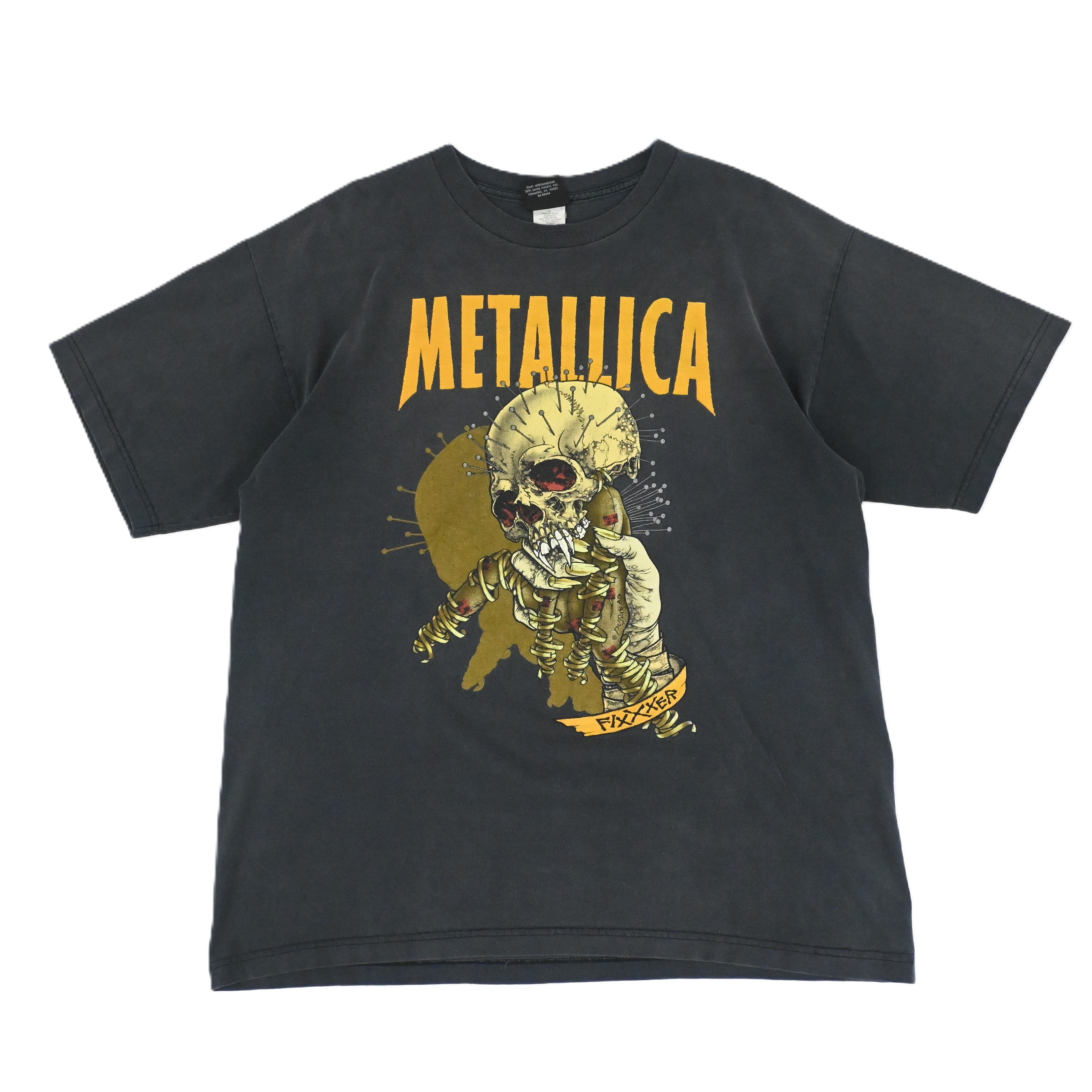 90's METALLICA "FIXXXER" PUSHEAD DESIGN T-SHIRT SIZE XL