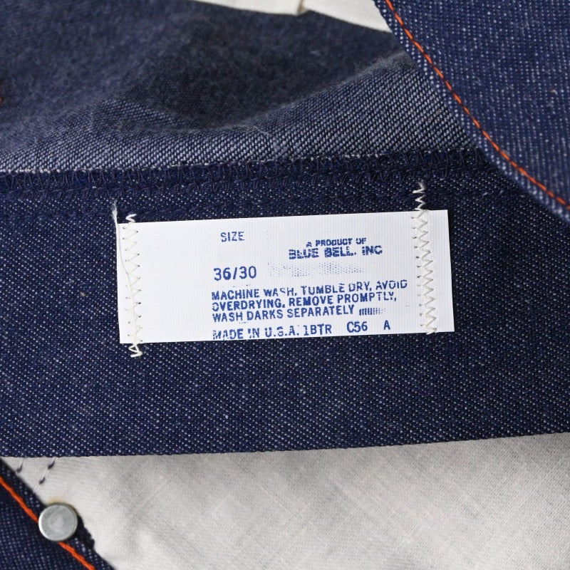 70's BIG BEN DUNGAREE PAINTER PANTS SIZE W36 L30 DEAD STOCK