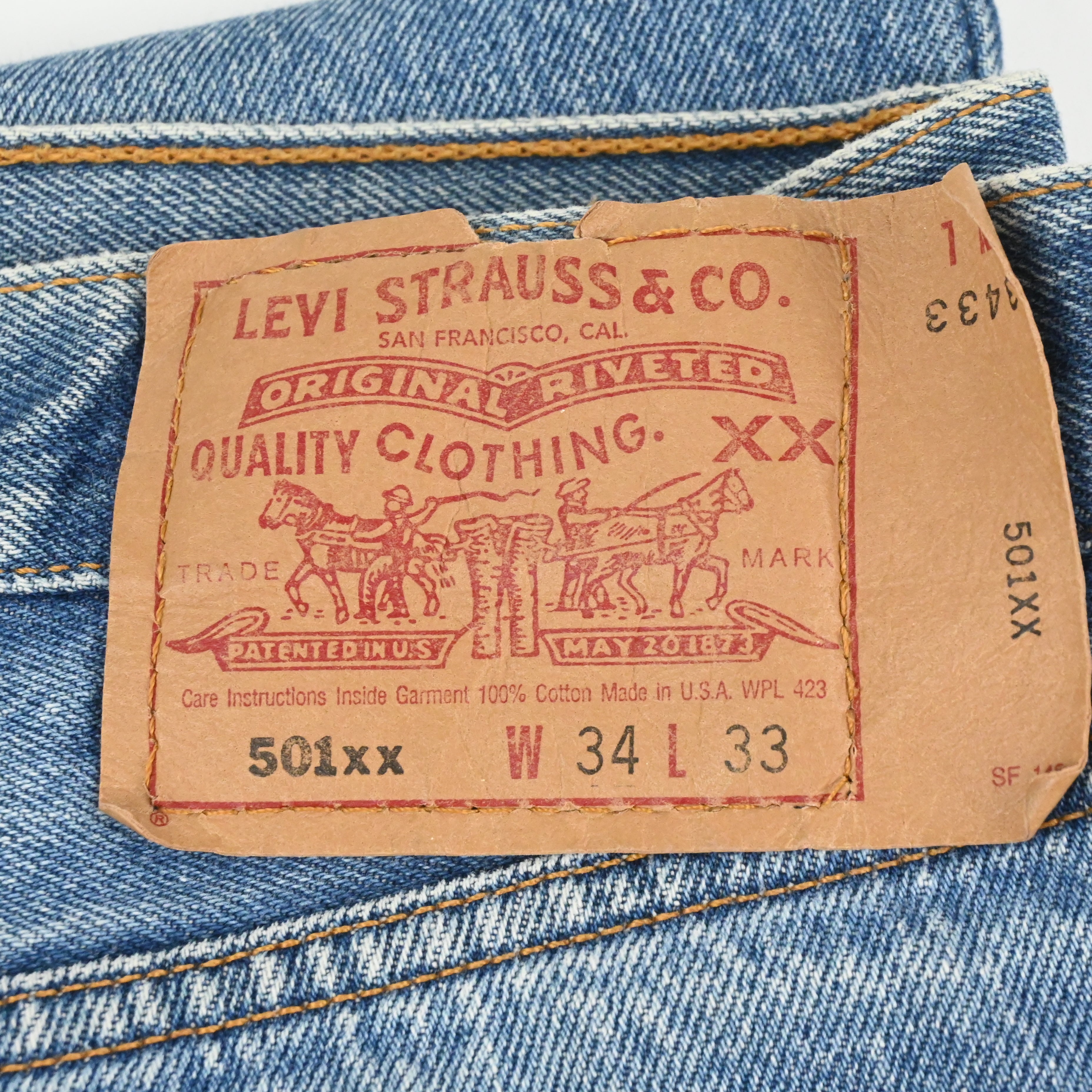 '98 LEVI'S 501-0000 SIZE W33 L30