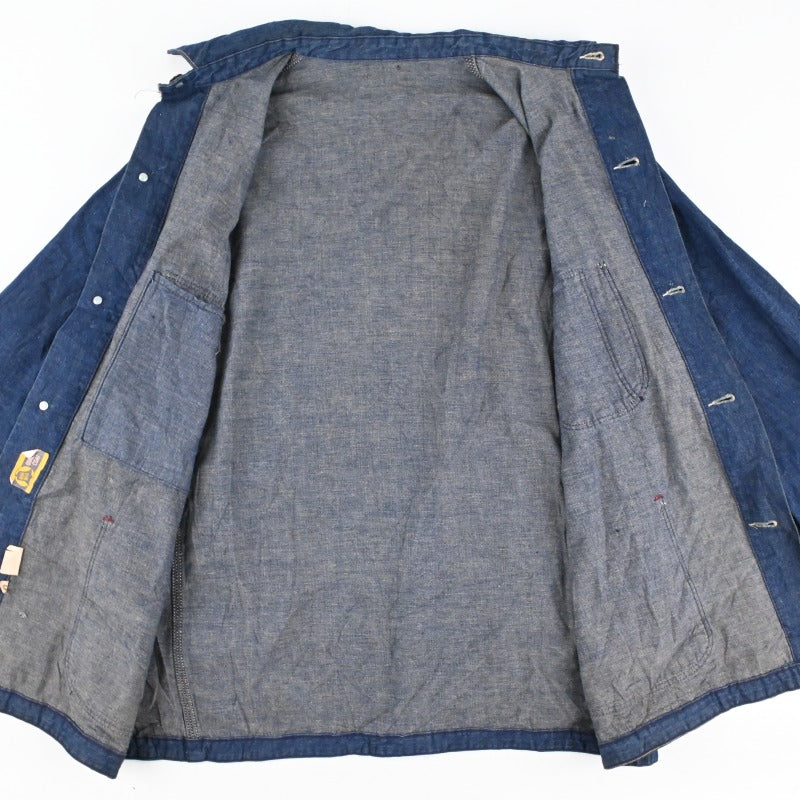 60's BLUE BELL CHORE JACKET NON WASH SIZE 44