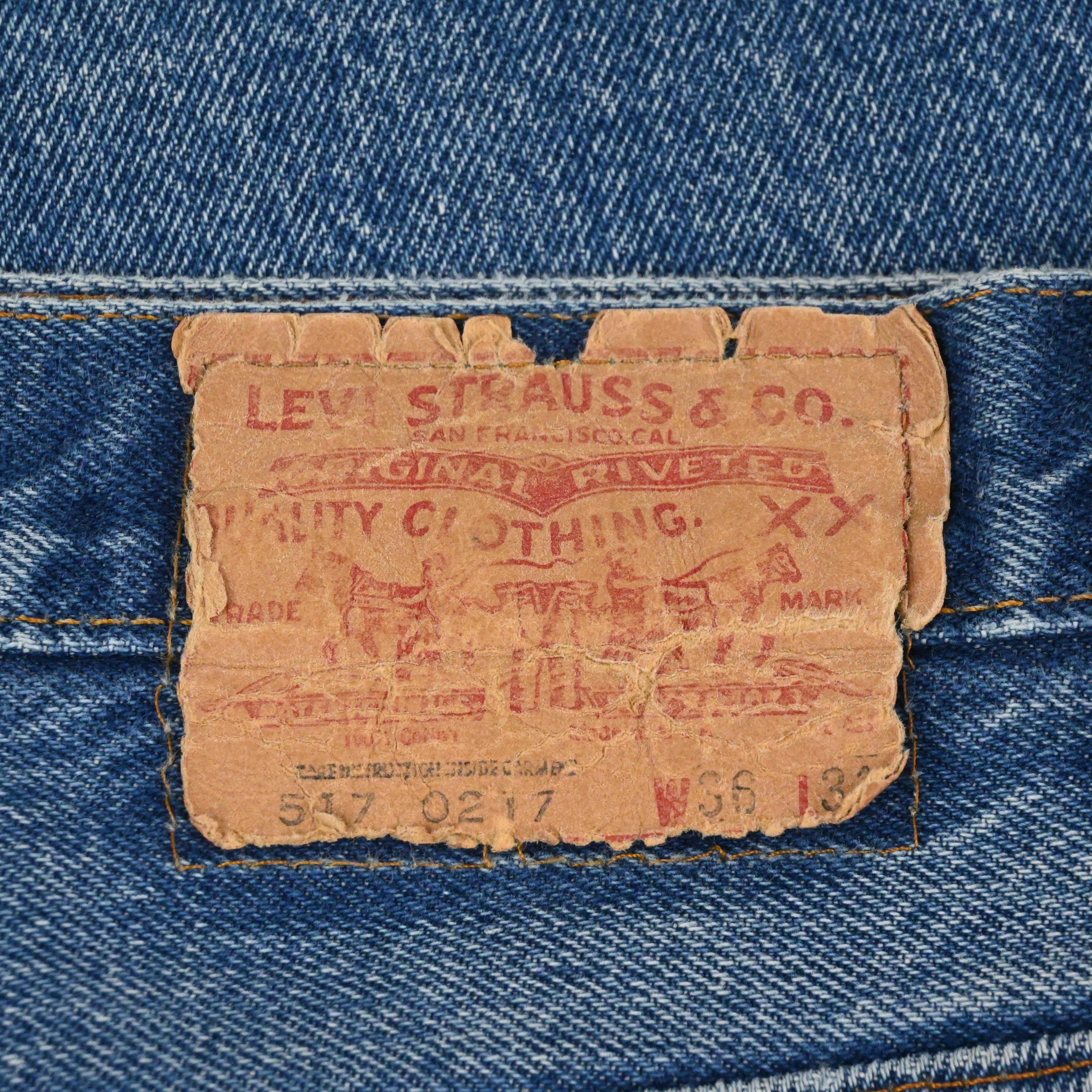 '79 LEVI'S 517-0217 SIZE W36 L30