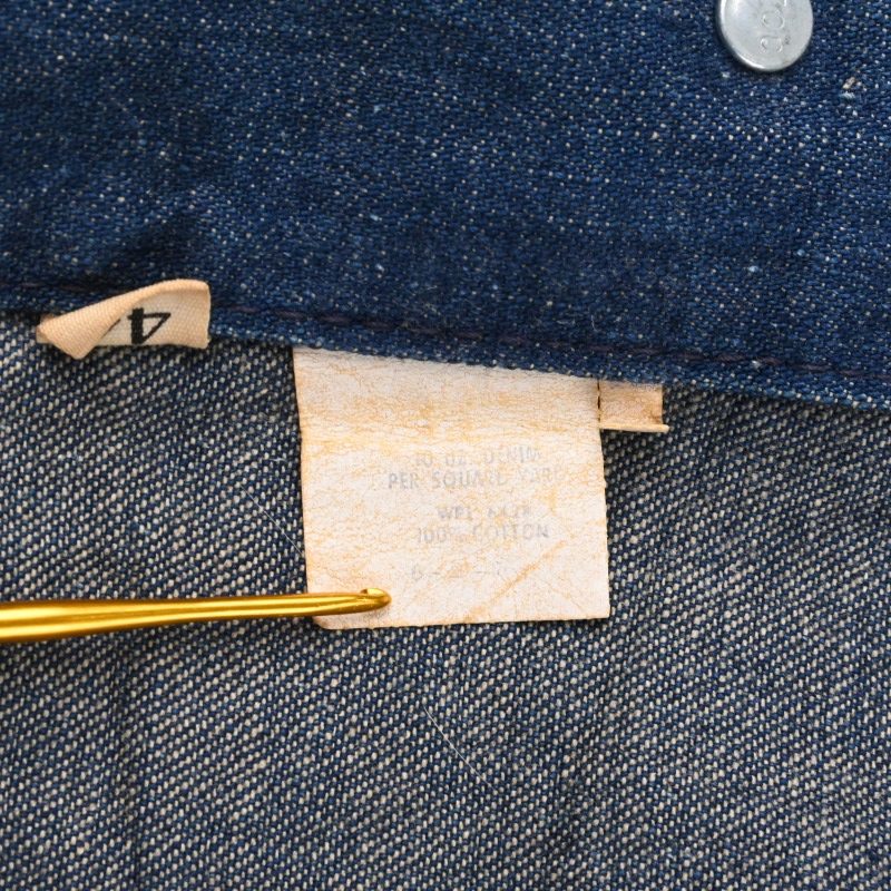 60's BLUE BELL DENIM CHORE JACKET SIZE 44