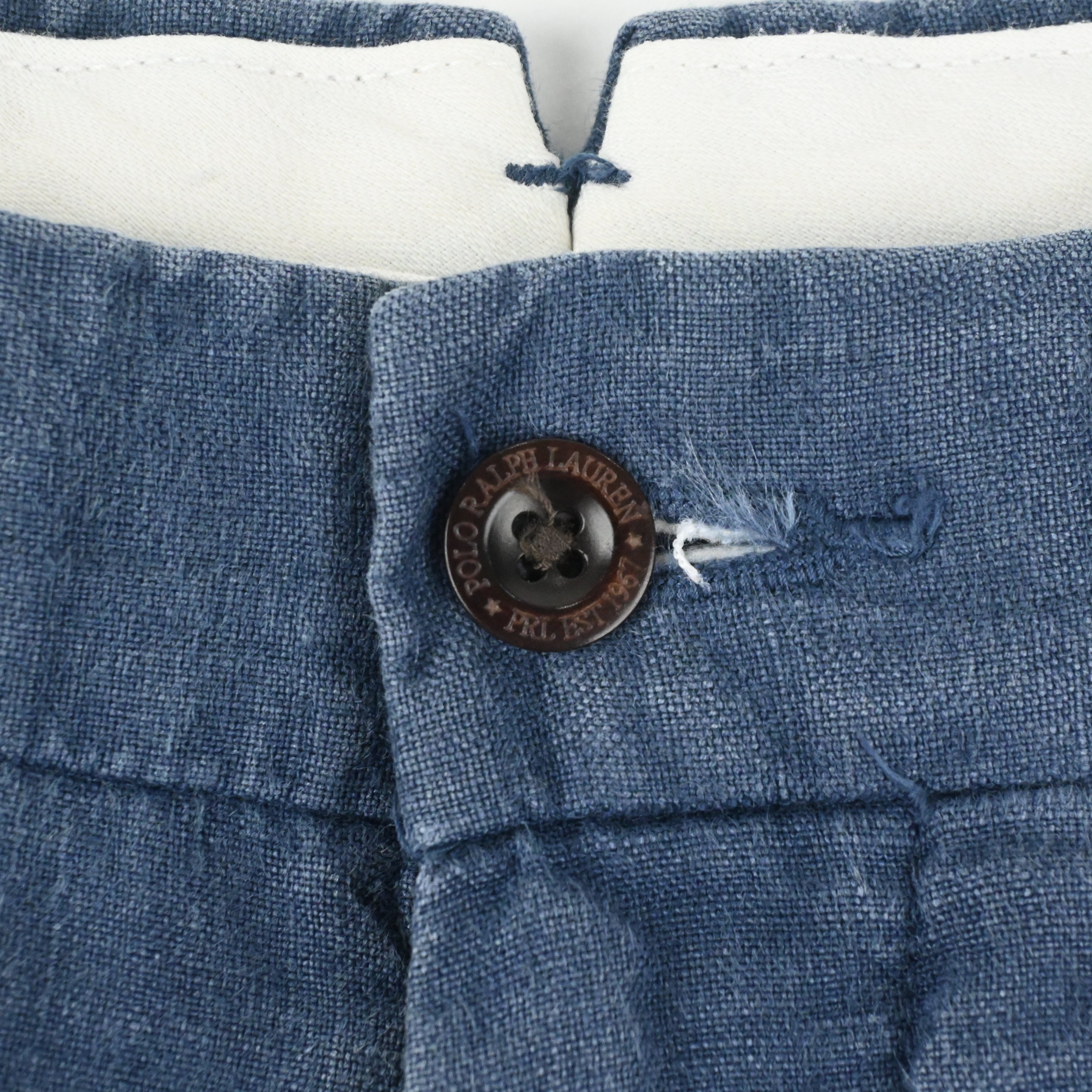 90's POLO RALPH LAUREN LINEN 100% SLACKS W34 L29