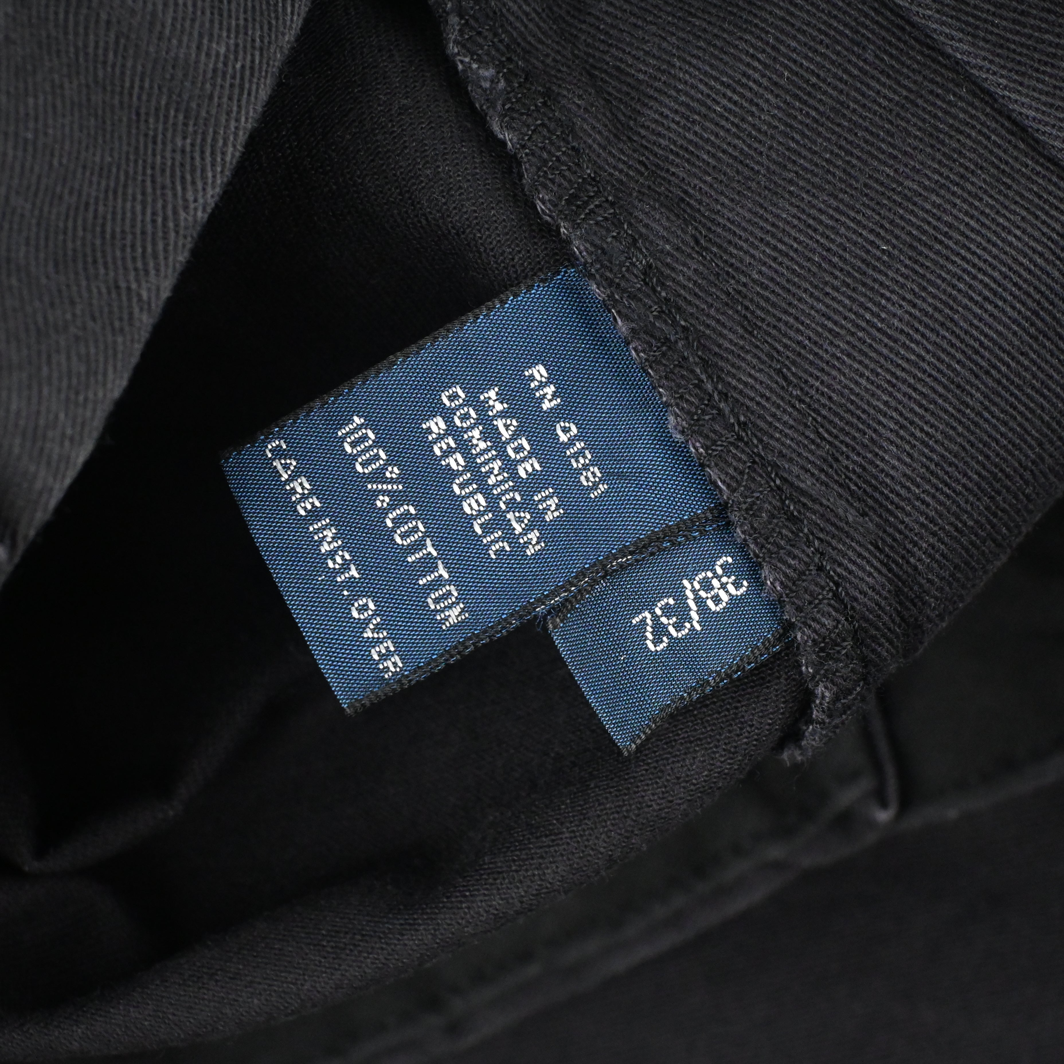 90's POLO BY RALPH LAUREN "HAMMOND" 2 TUCK CHINO TROUSERS BLACK W38 L32