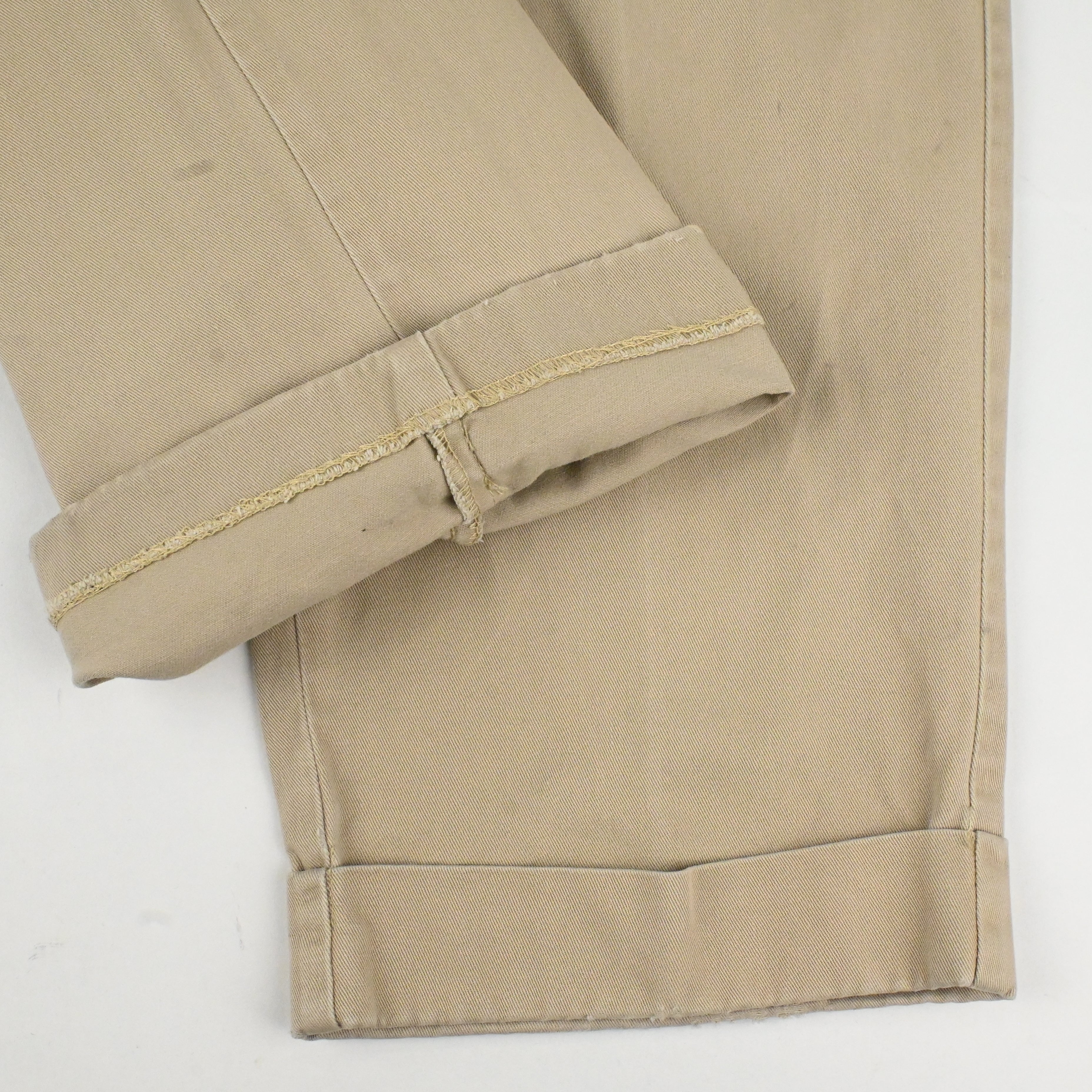 90's POLO BY RALPH LAUREN 2 TUCK CHINO TROUSERS MADE IN USA W34 L29