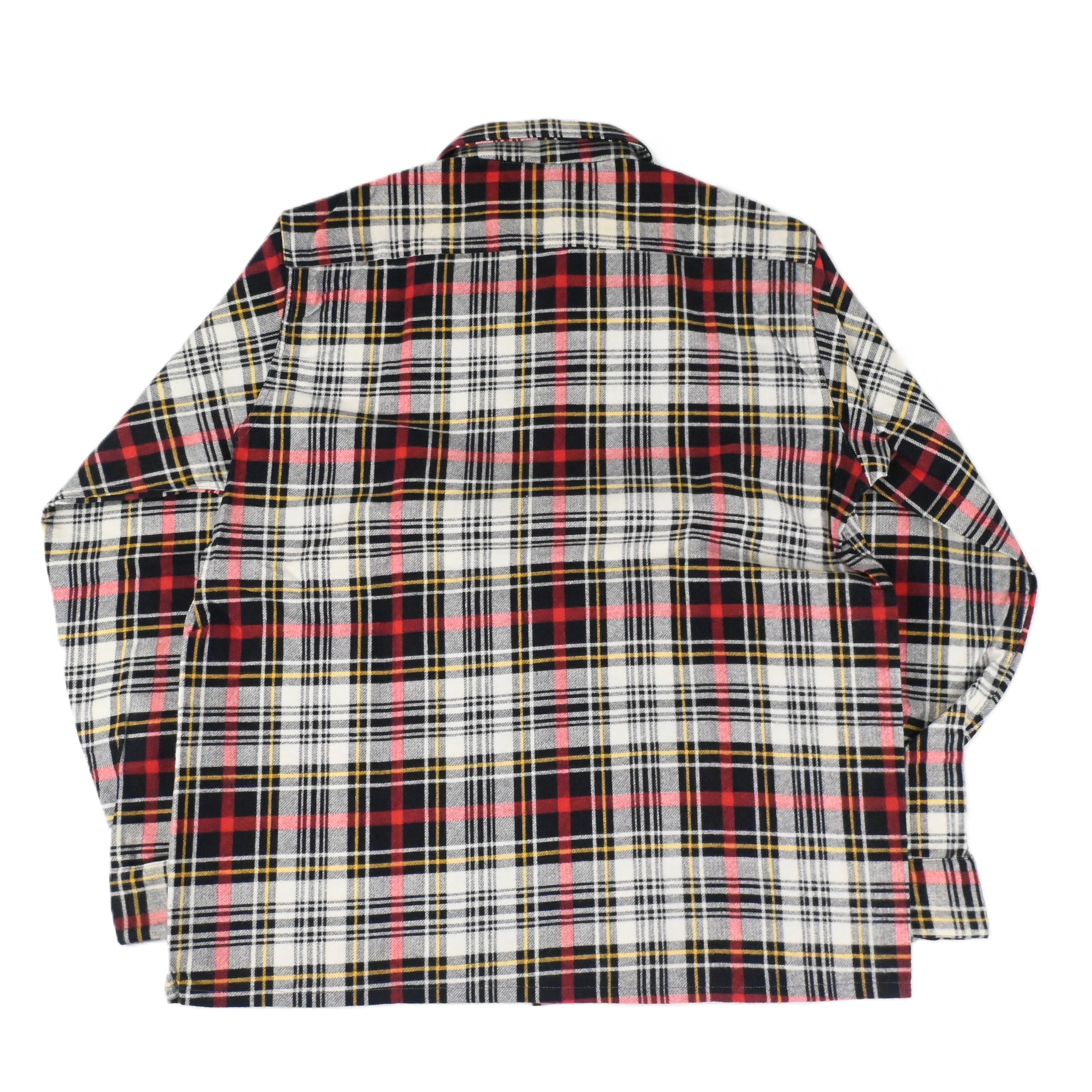 50’s PENNEY’S TOWN CRAFT PRINT FLANNEL L/S SHIRT SIZE M DEAD STOCK