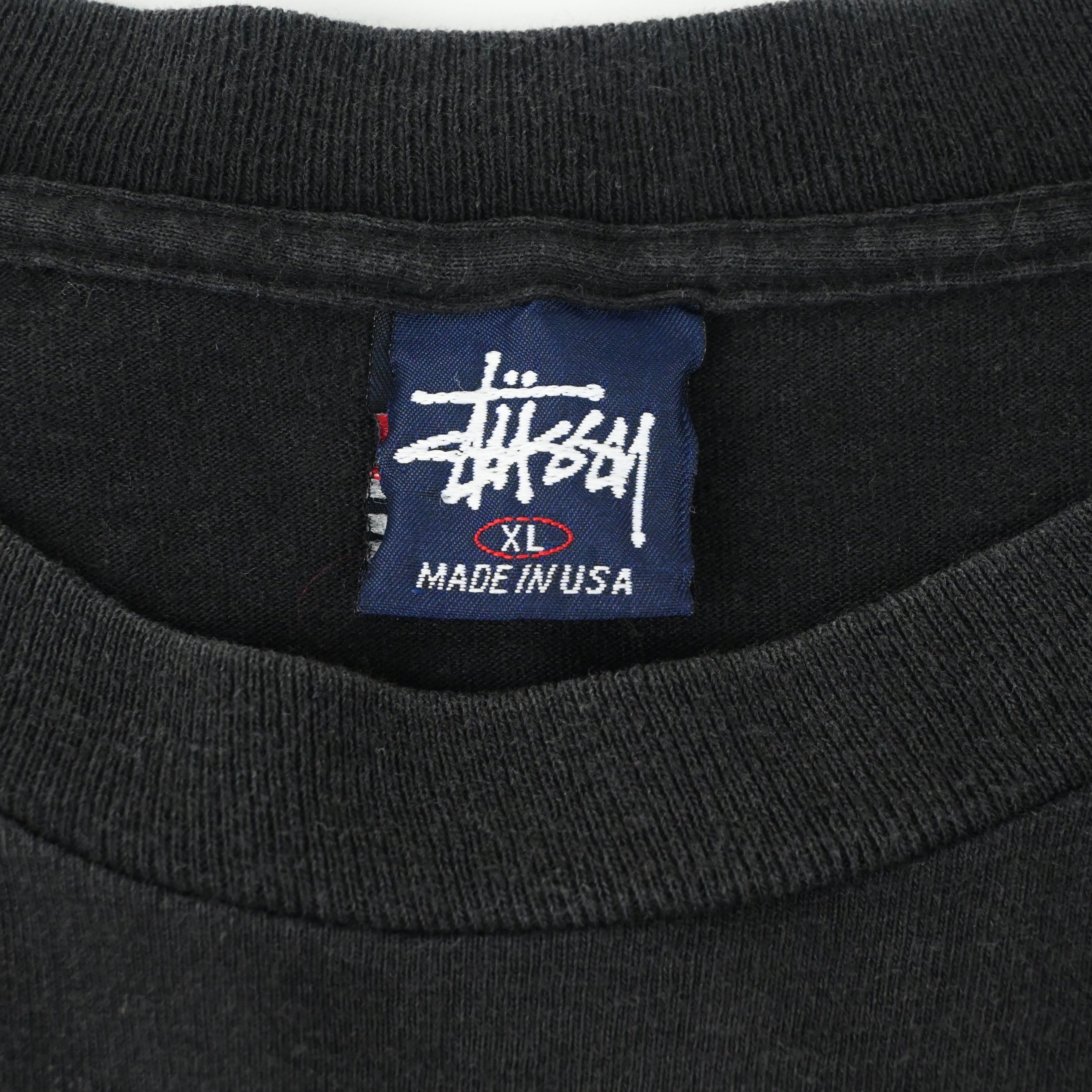 90'S STUSSY SS LINK LOGO L/S T-SHIRT SIZE XL