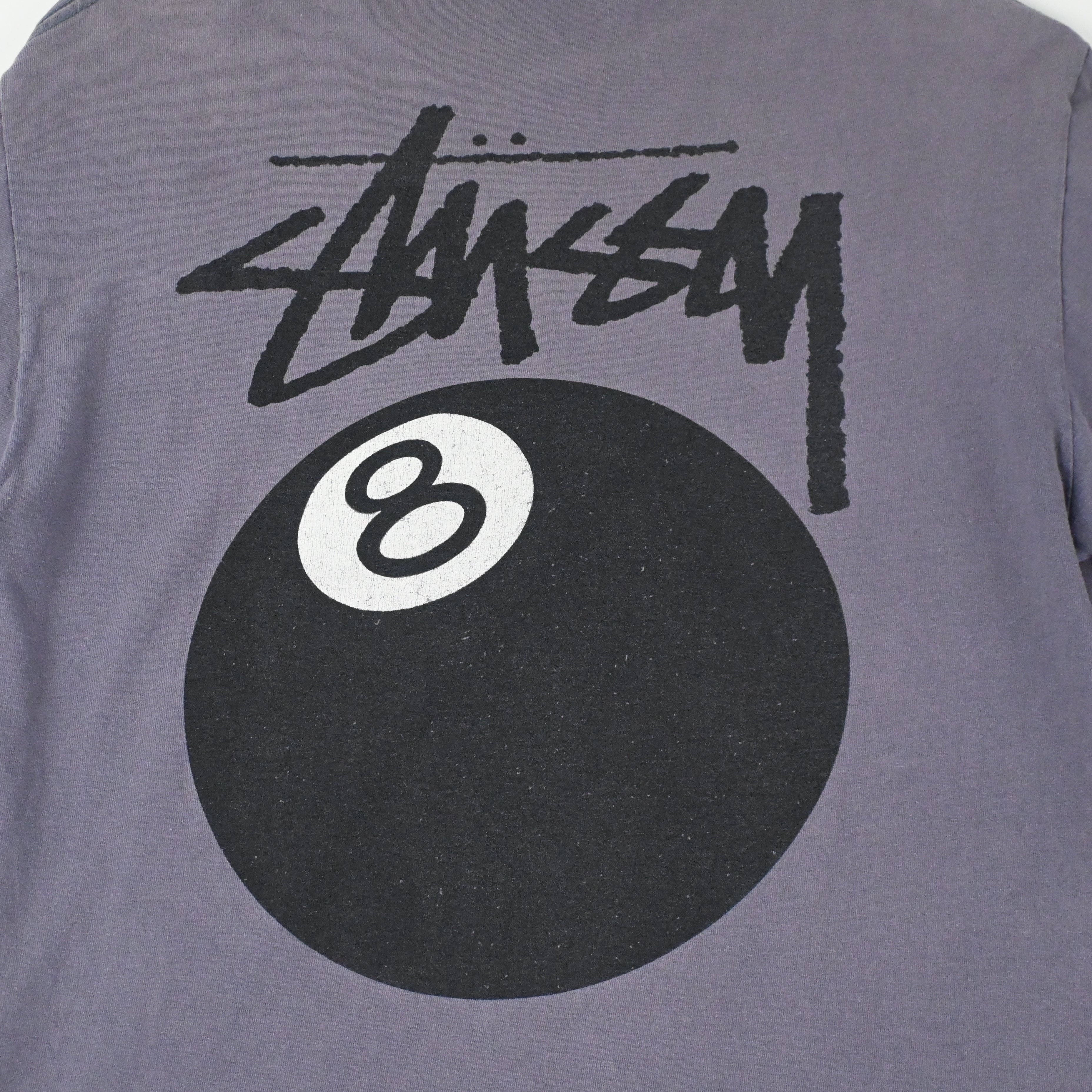 80'S~ STUSSY EIGHT BALL L/S T-SHIRT SIZE LARGE