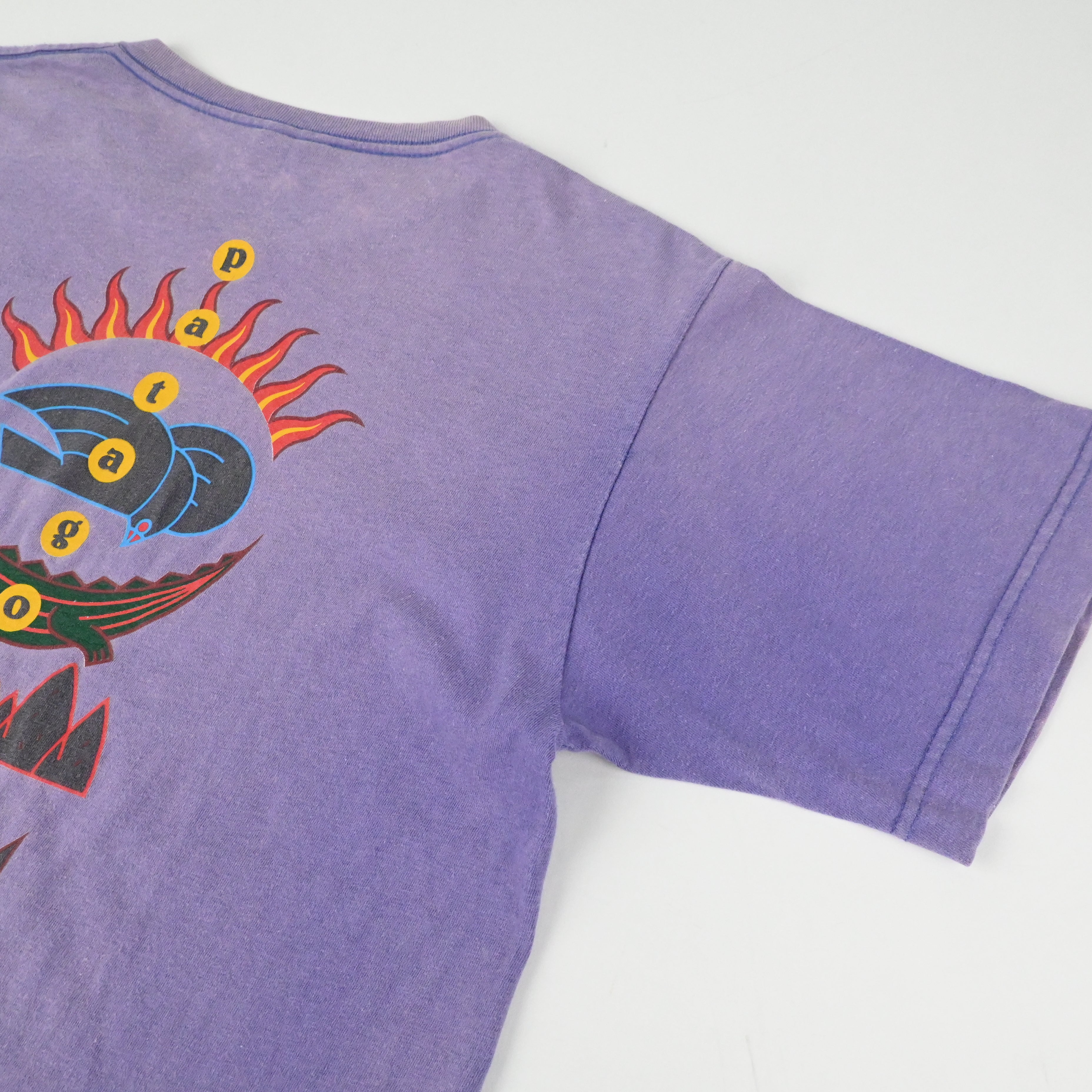 90'S PATAGONIA ENDANGERED ANIMAL T-SHIRT LT. PURPLE SIZE M