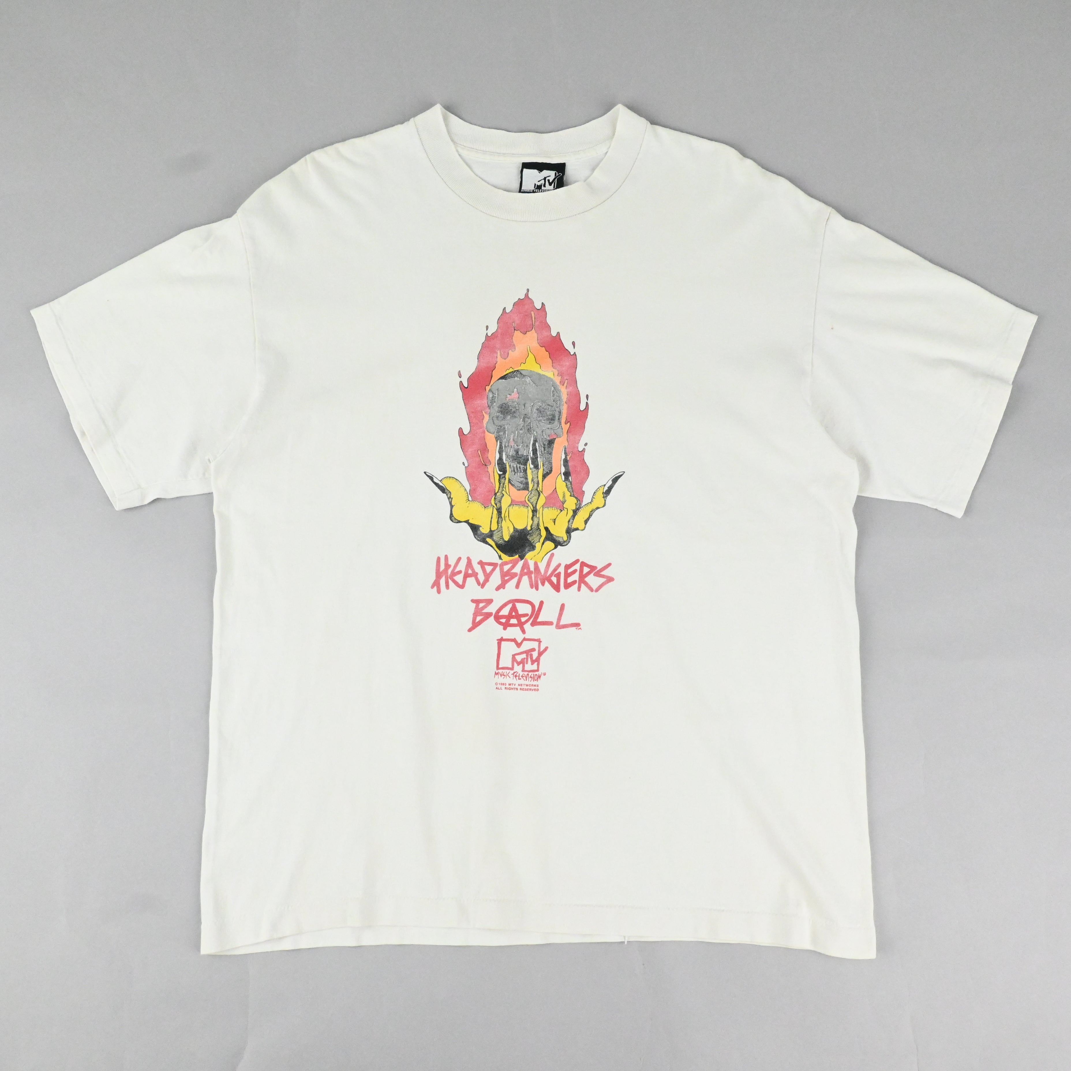 93© MTV "HEADBANGERS BALL" T-SHIRT SIZE XL