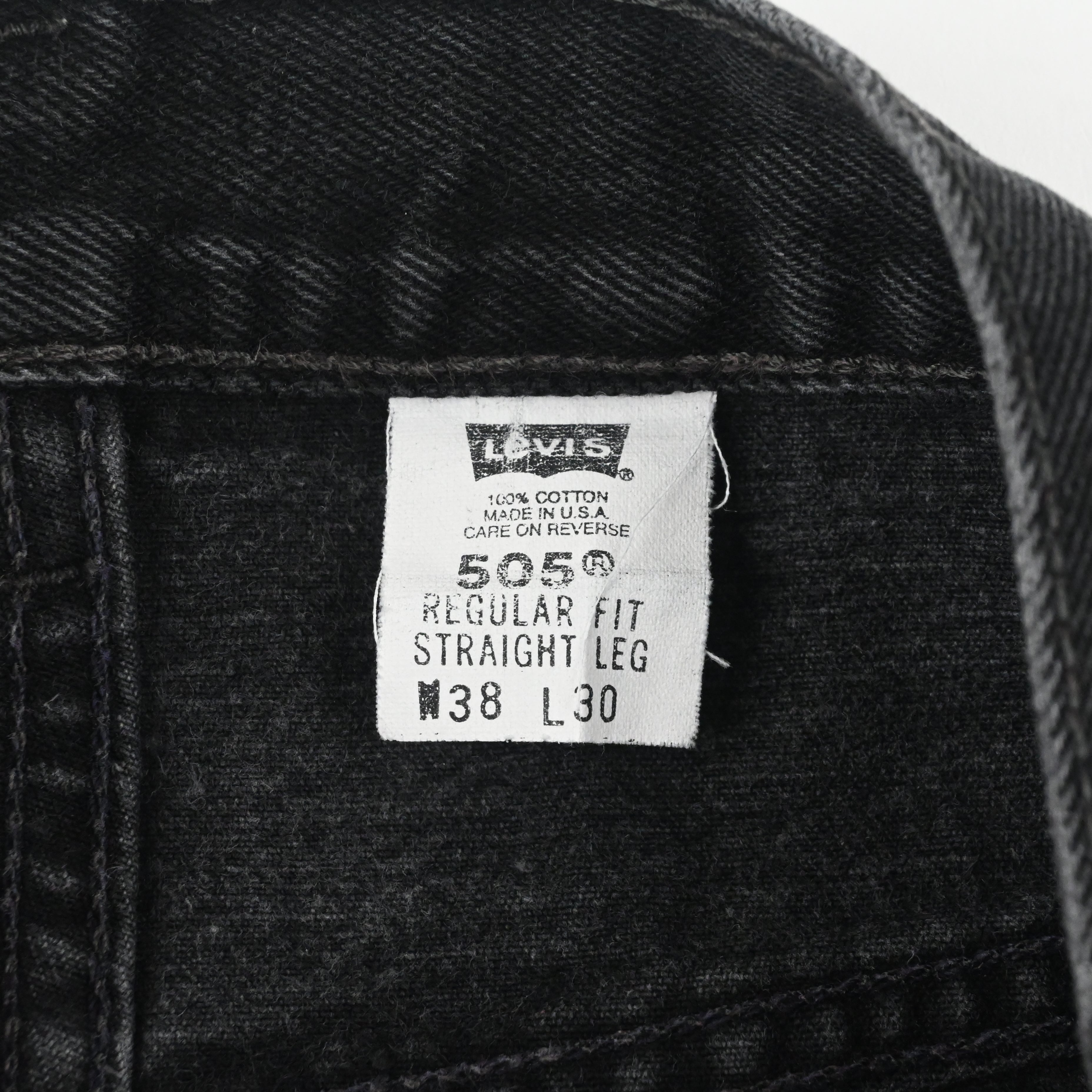'99 LEVI'S 505-0260 SIZE W38 L30