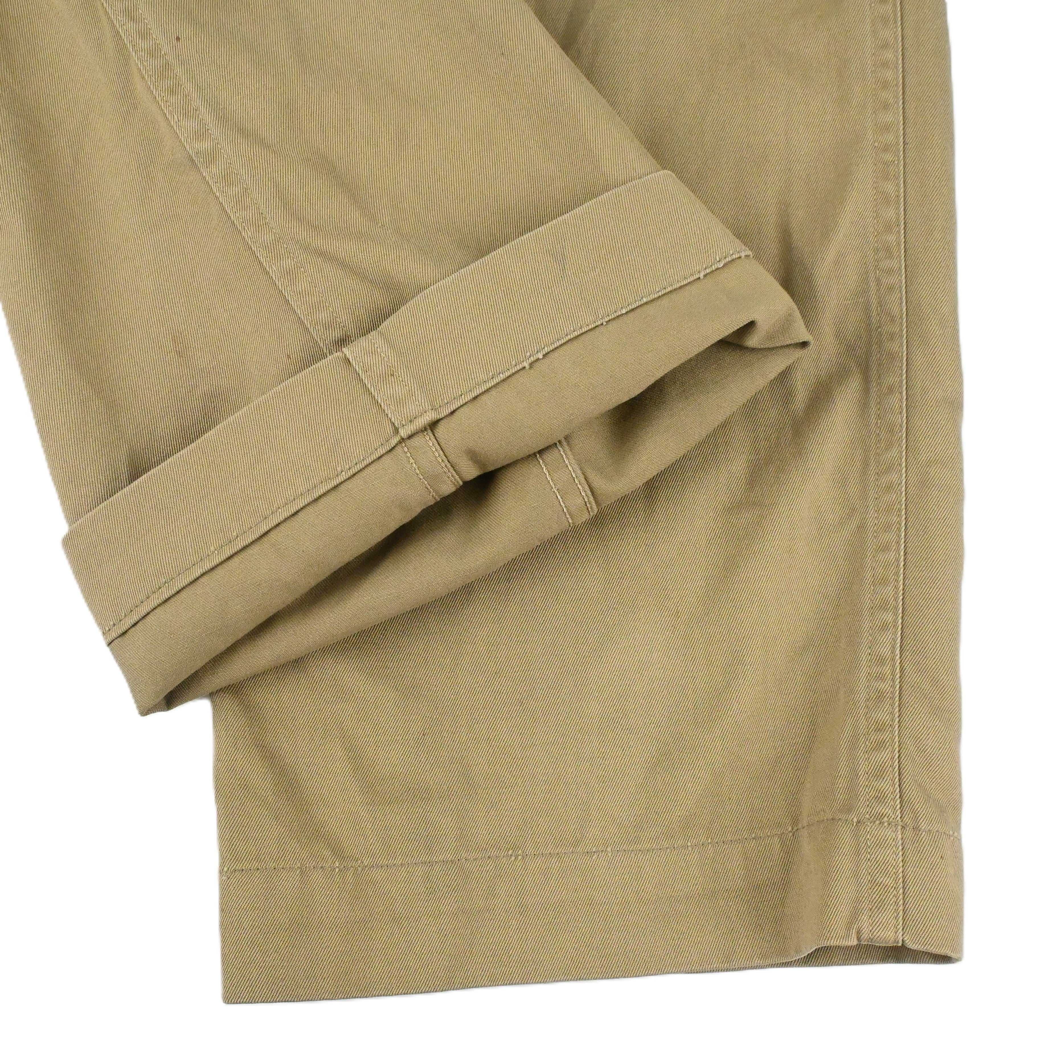 40's 45KHAKI CHINO TROUSERS W30 L28