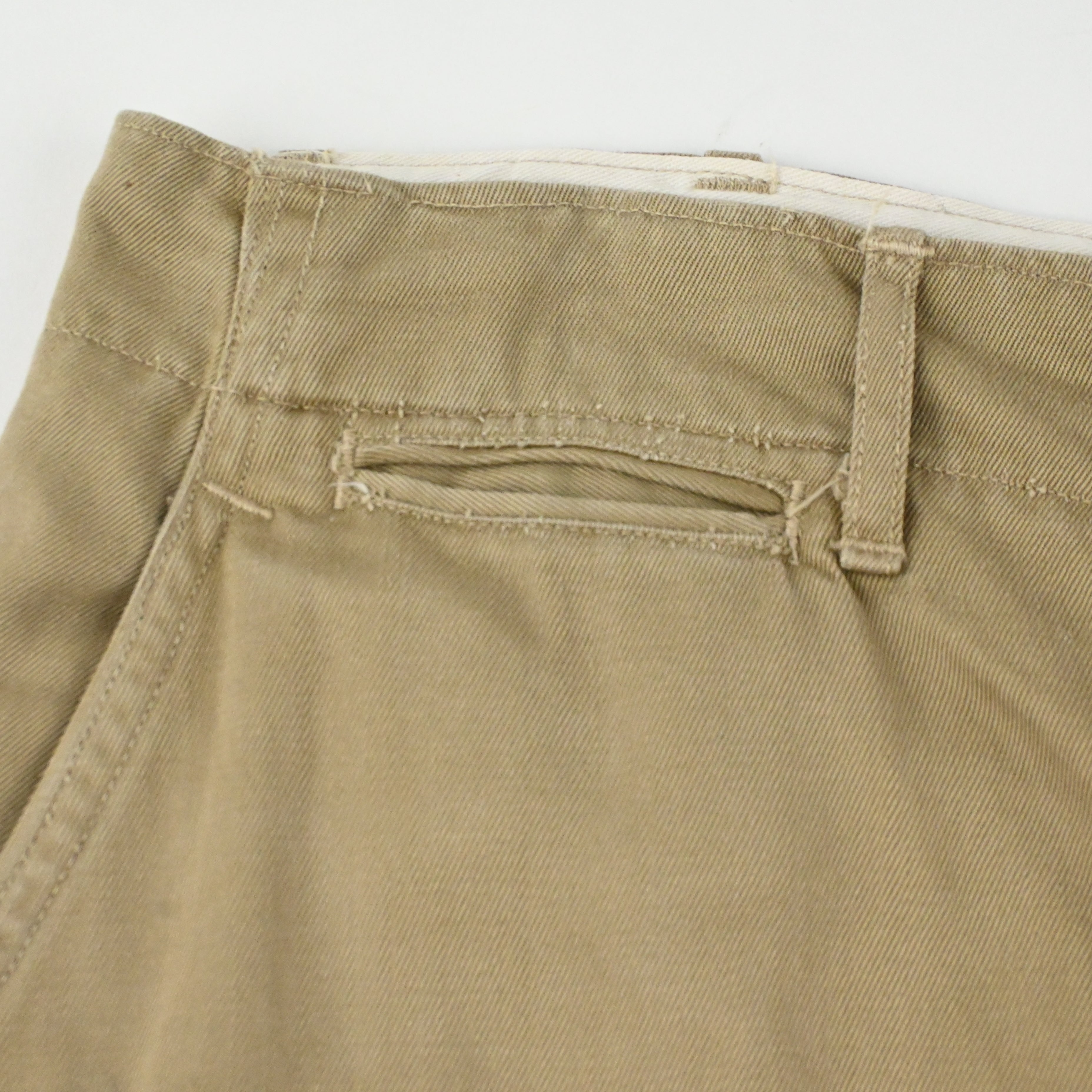 40's 45KHAKI CHINO TROUSERS W30 L28