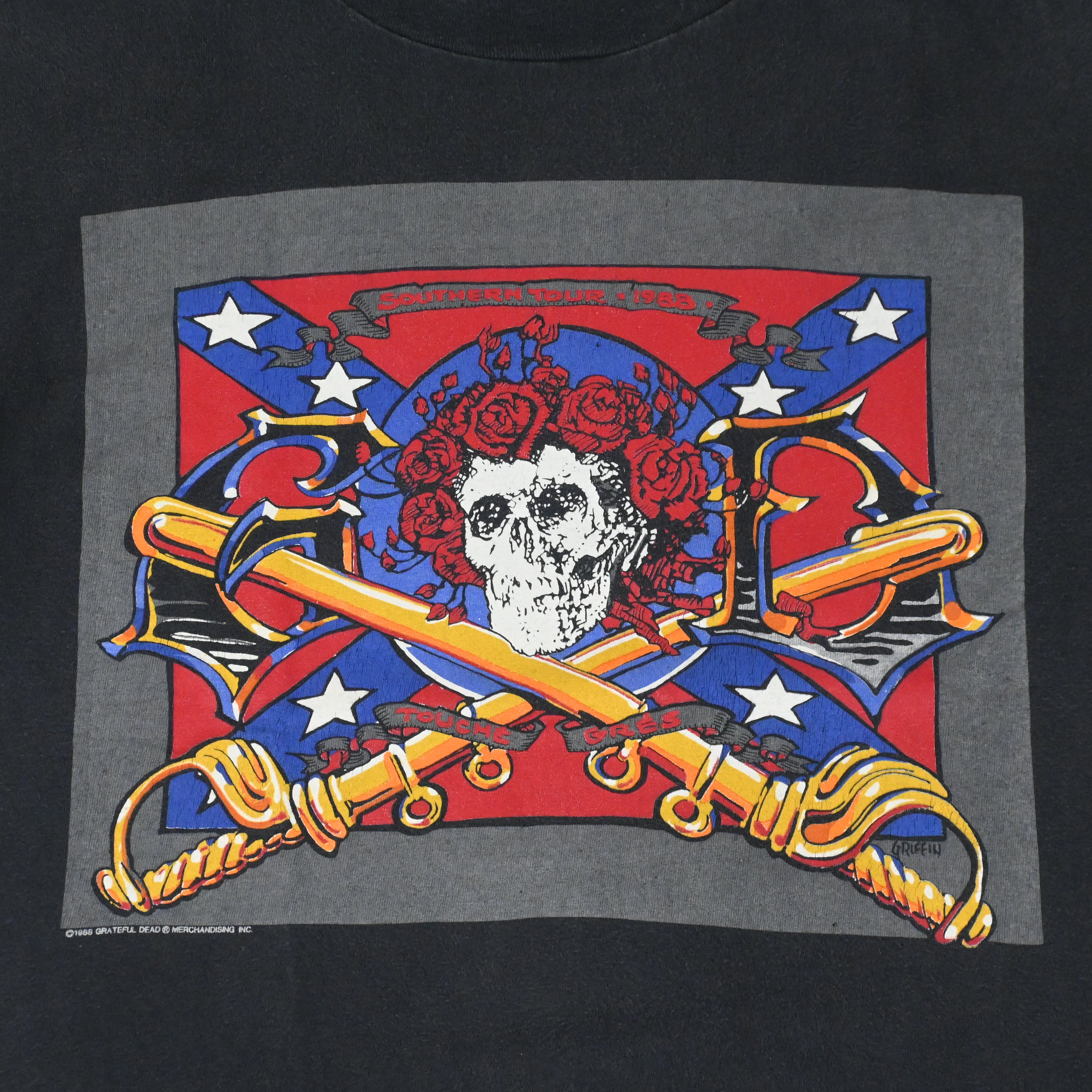 88© GRATEFUL DEAD SOUTHERN TOUR T-SHIRT SIZE XL