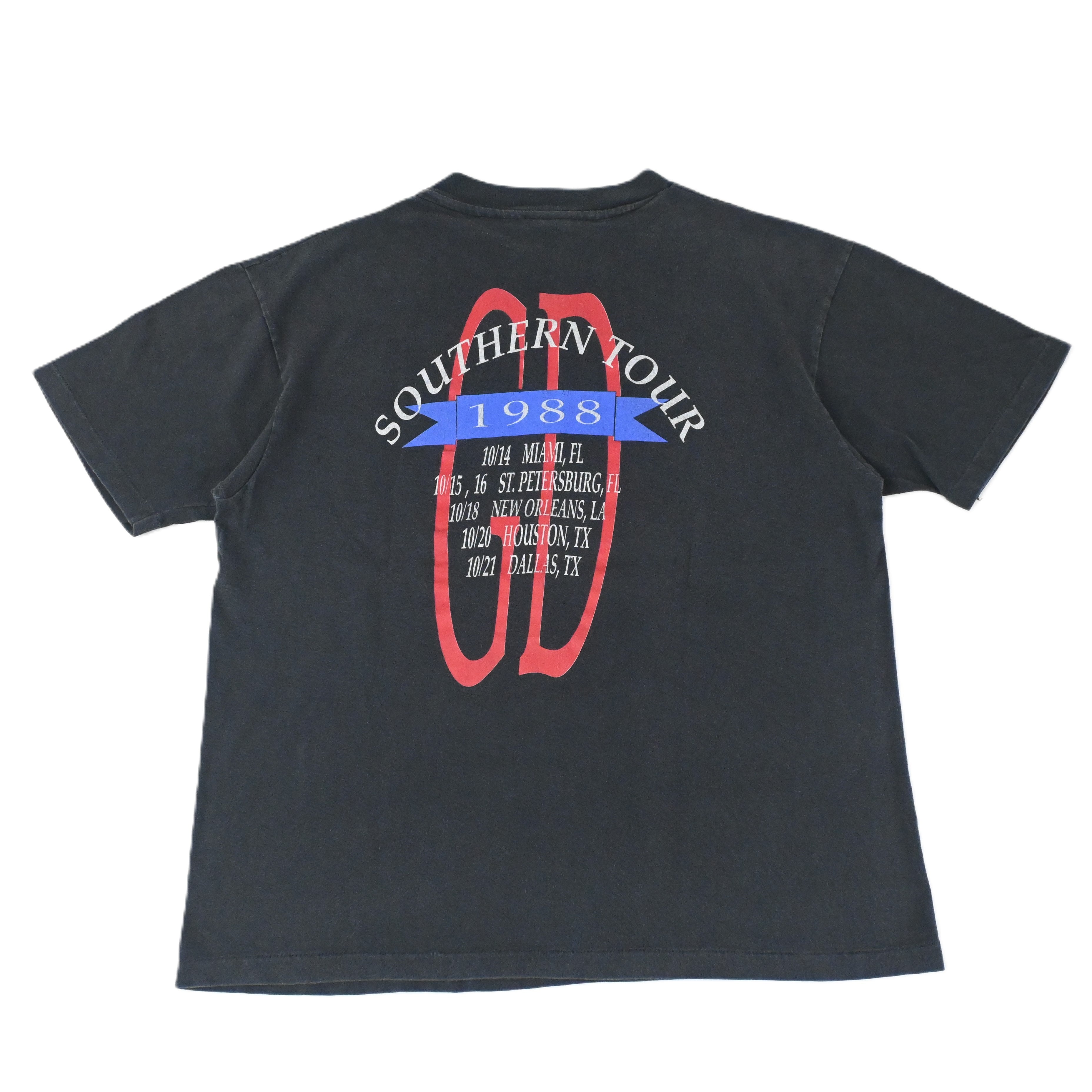 88© GRATEFUL DEAD SOUTHERN TOUR T-SHIRT SIZE XL