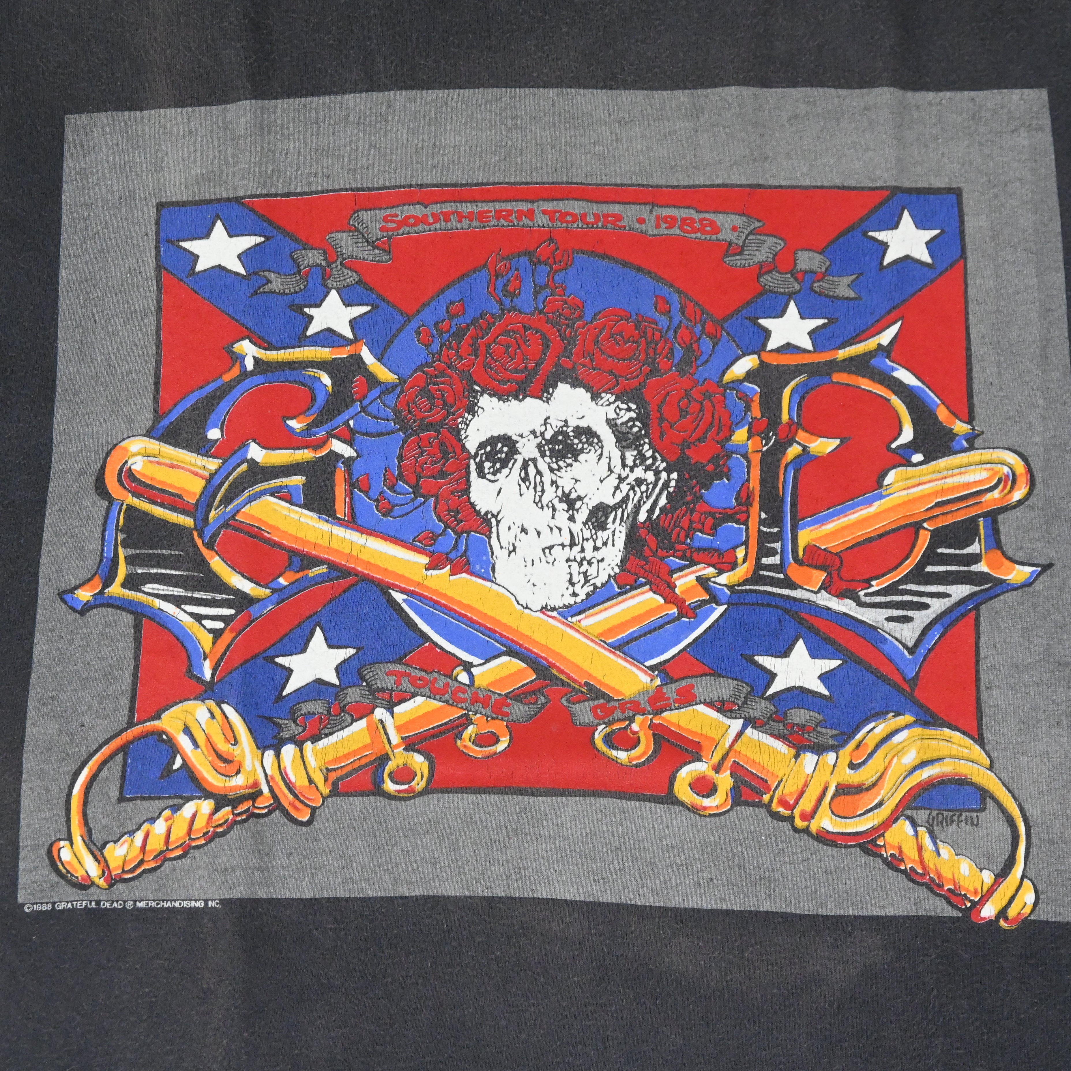 88© GRATEFUL DEAD SOUTHERN TOUR T-SHIRT SIZE L